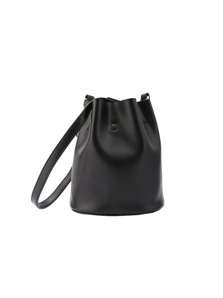 Fashion LEATHER Bucket Bag WOMENs SHOULDER BAG Purses FOR WOMEN
