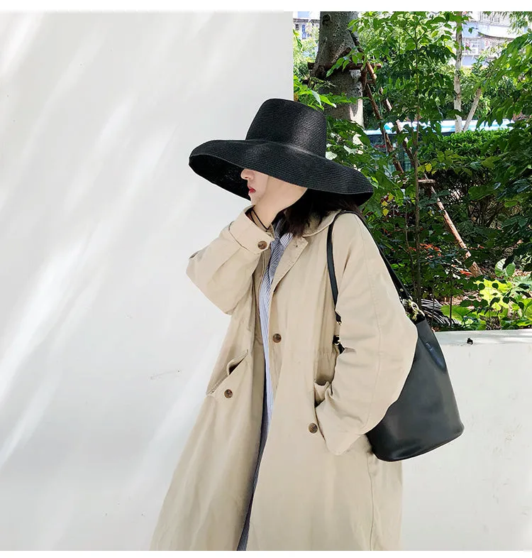 Fashion LEATHER Bucket Bag WOMENs SHOULDER BAG Purses FOR WOMEN