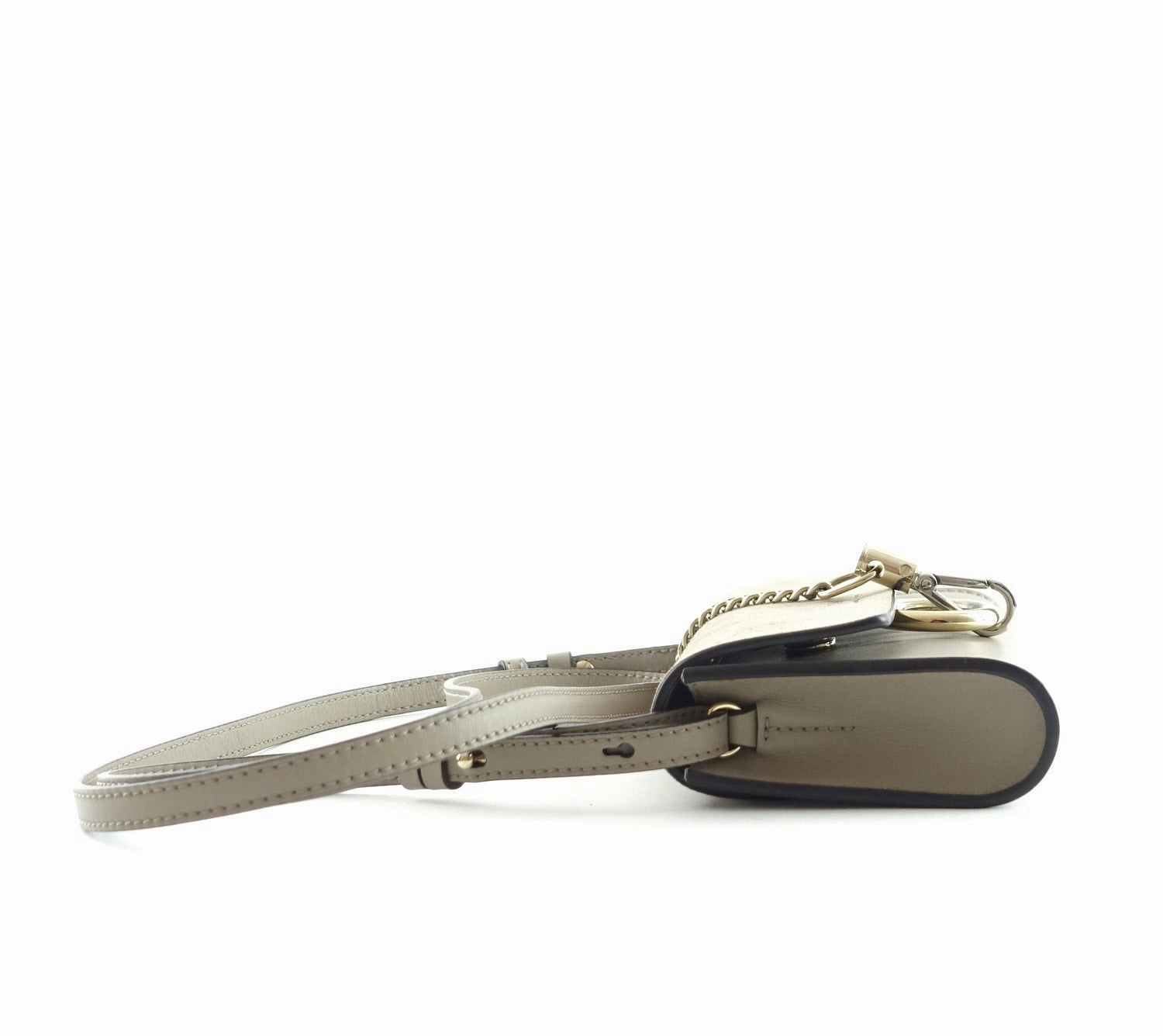 Faye Leather and Suede Mini Shoulder Bag