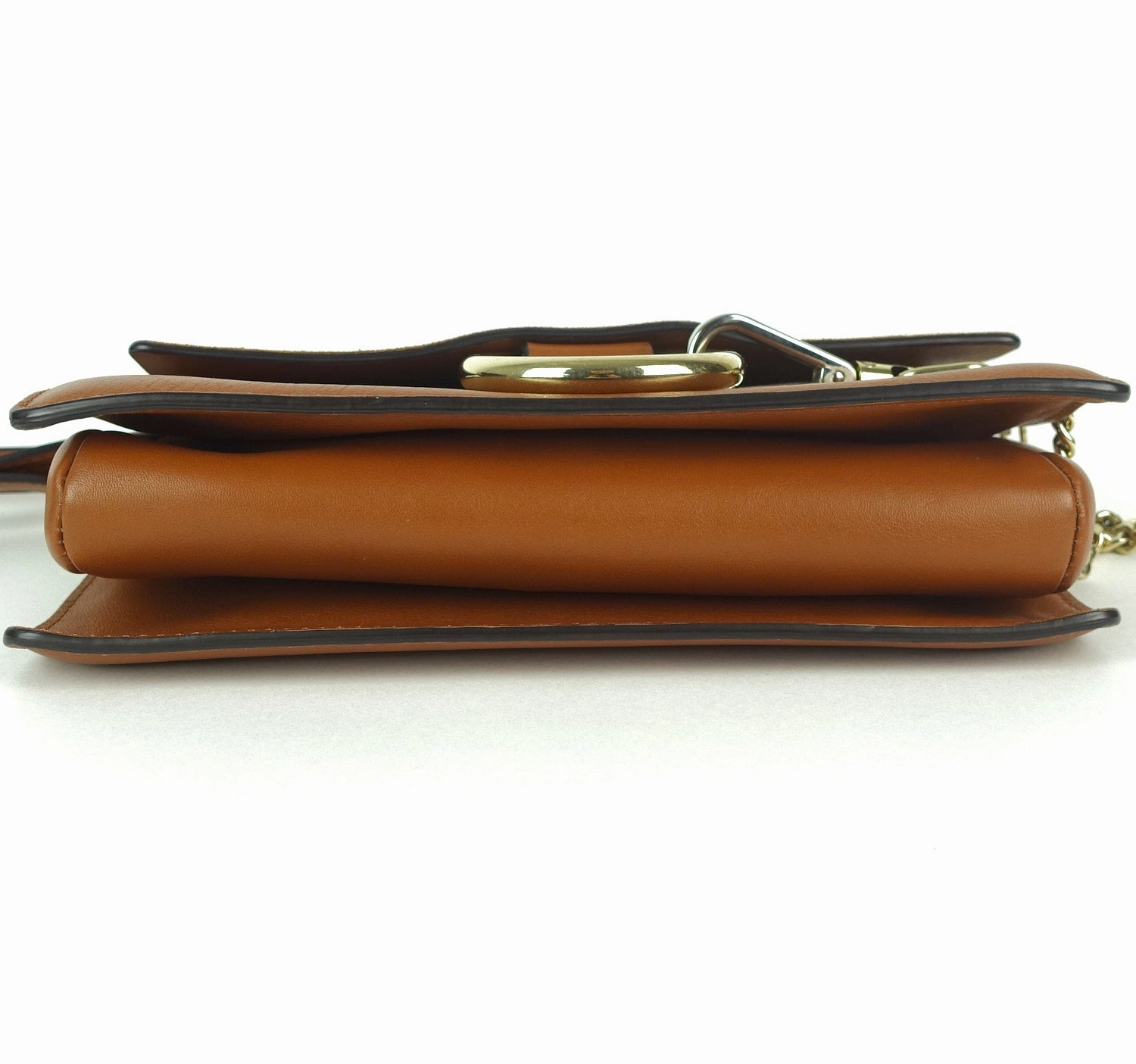 Faye Leather and Suede Small Shoulder Bag