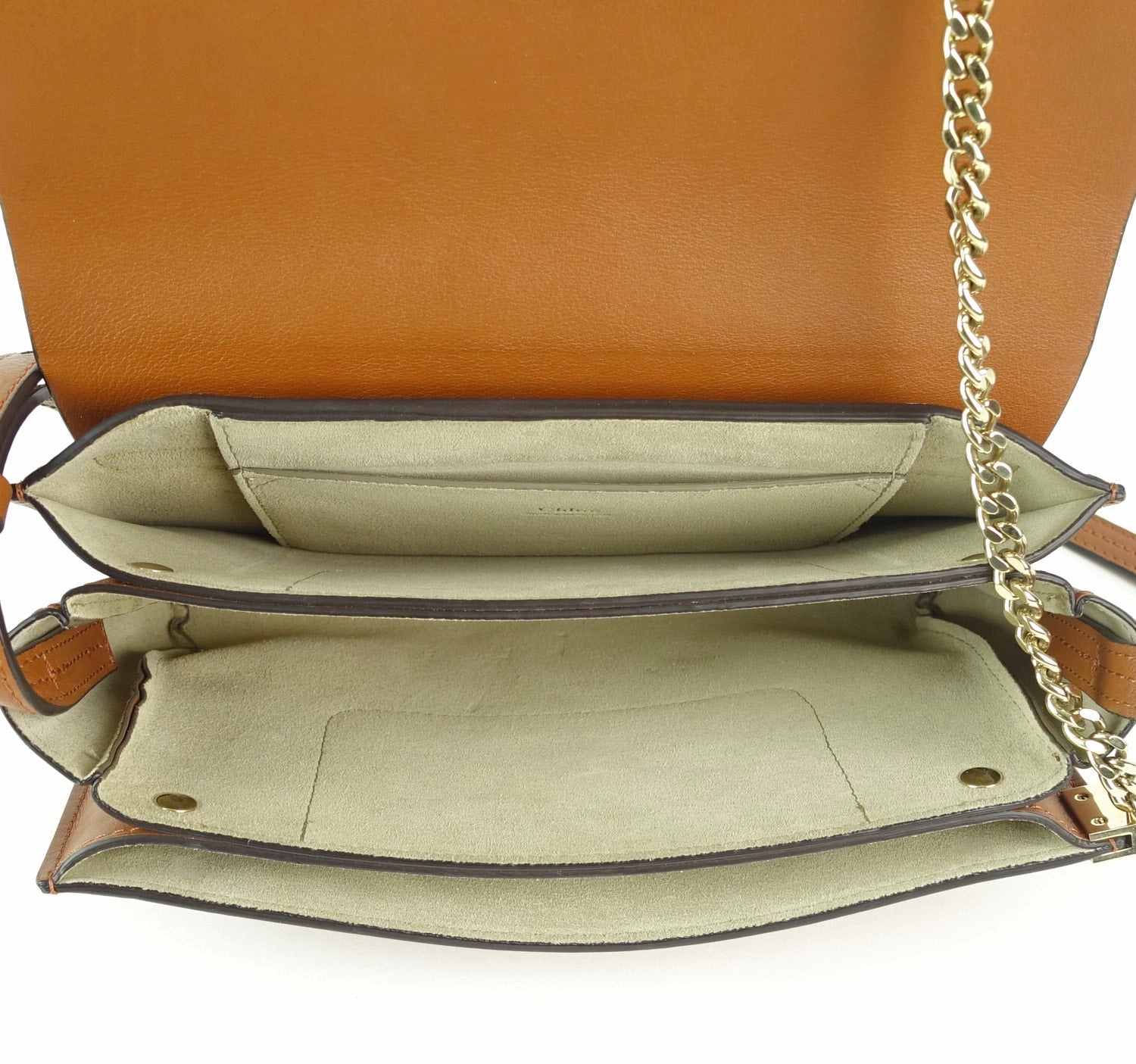 Faye Leather and Suede Small Shoulder Bag