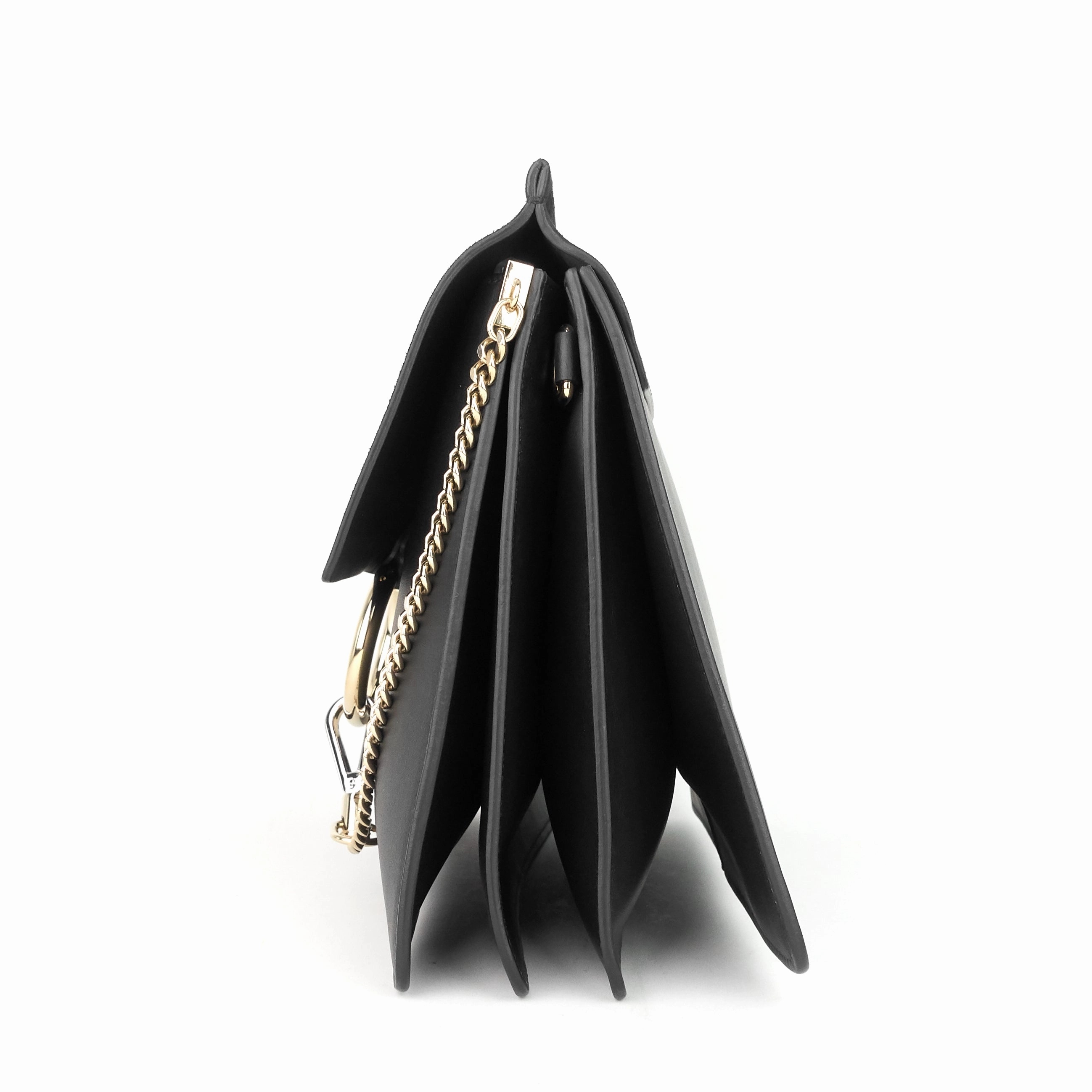 Faye Medium Leather and Suede Bag