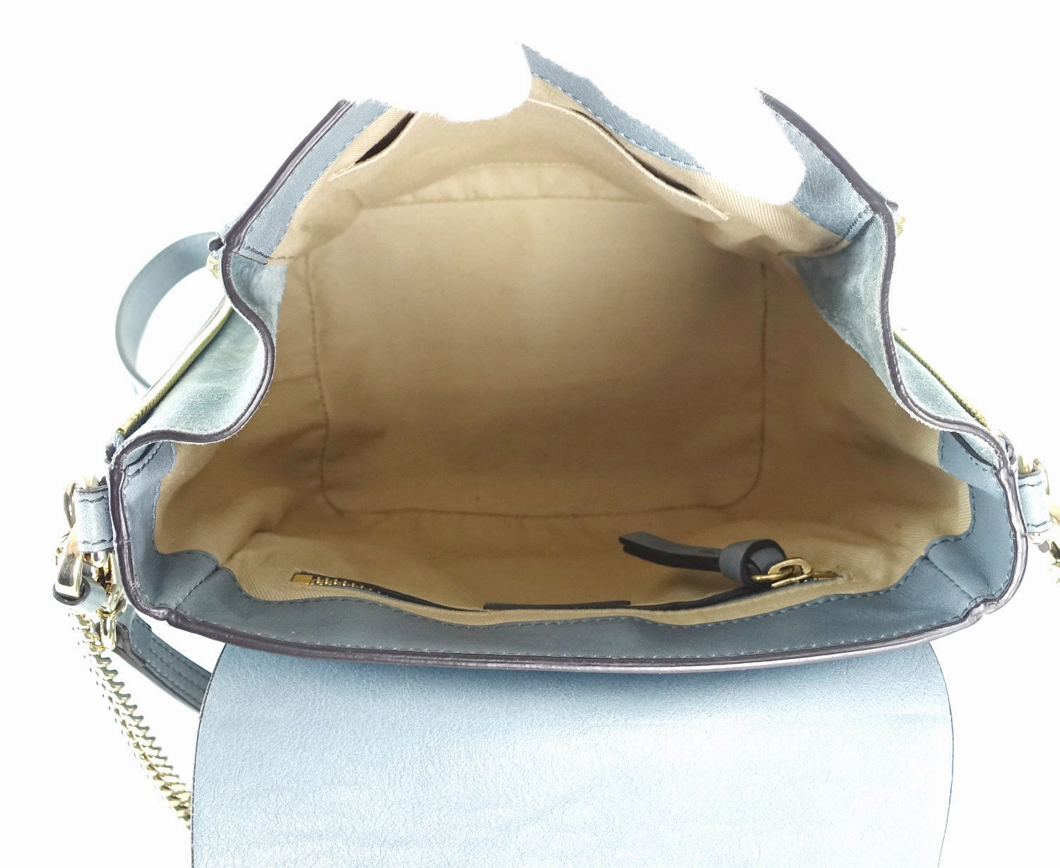 Faye Medium Suede and Calf Leather Backpack