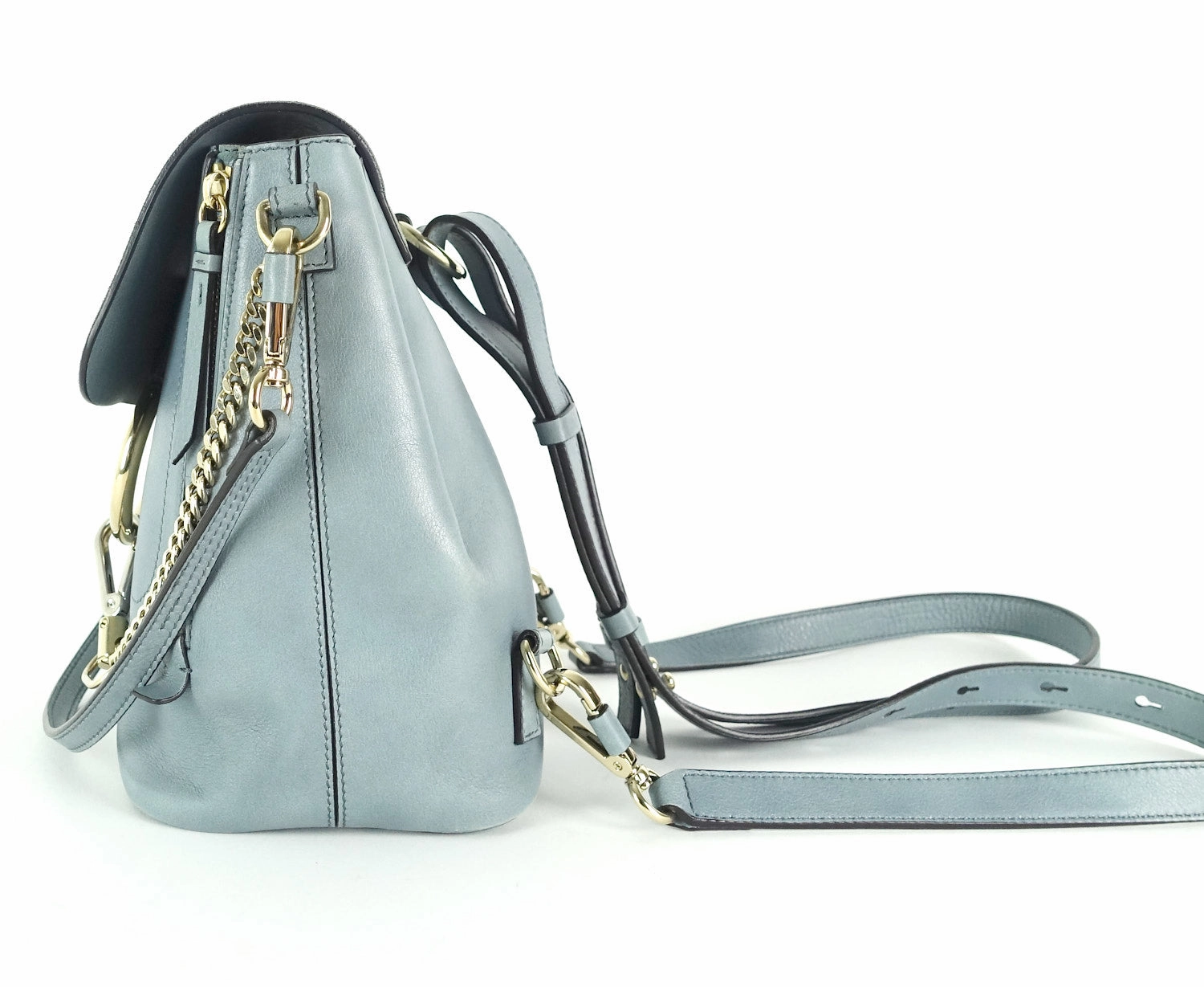 Faye Medium Suede and Calf Leather Backpack