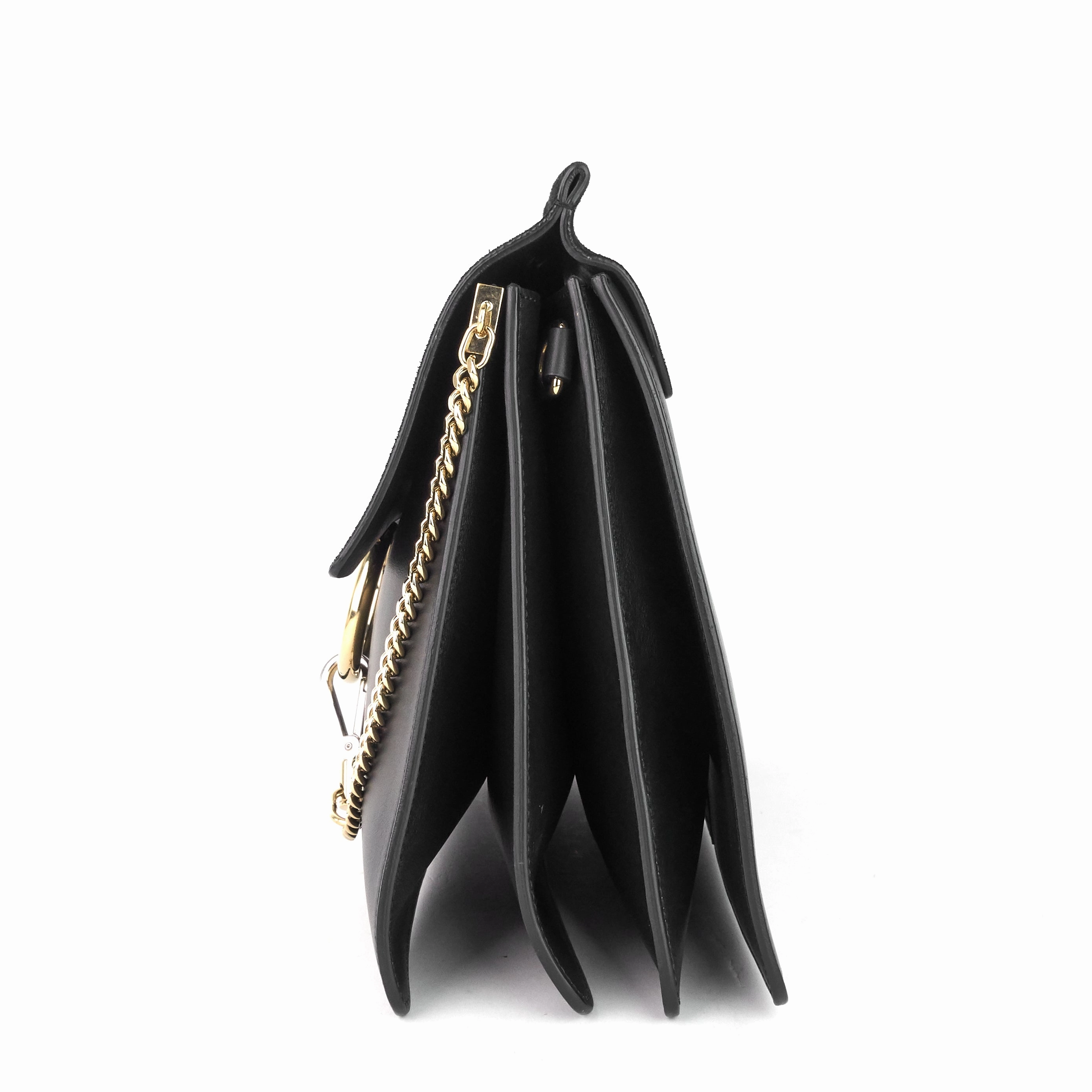 Faye Medium Suede and Leather Bag