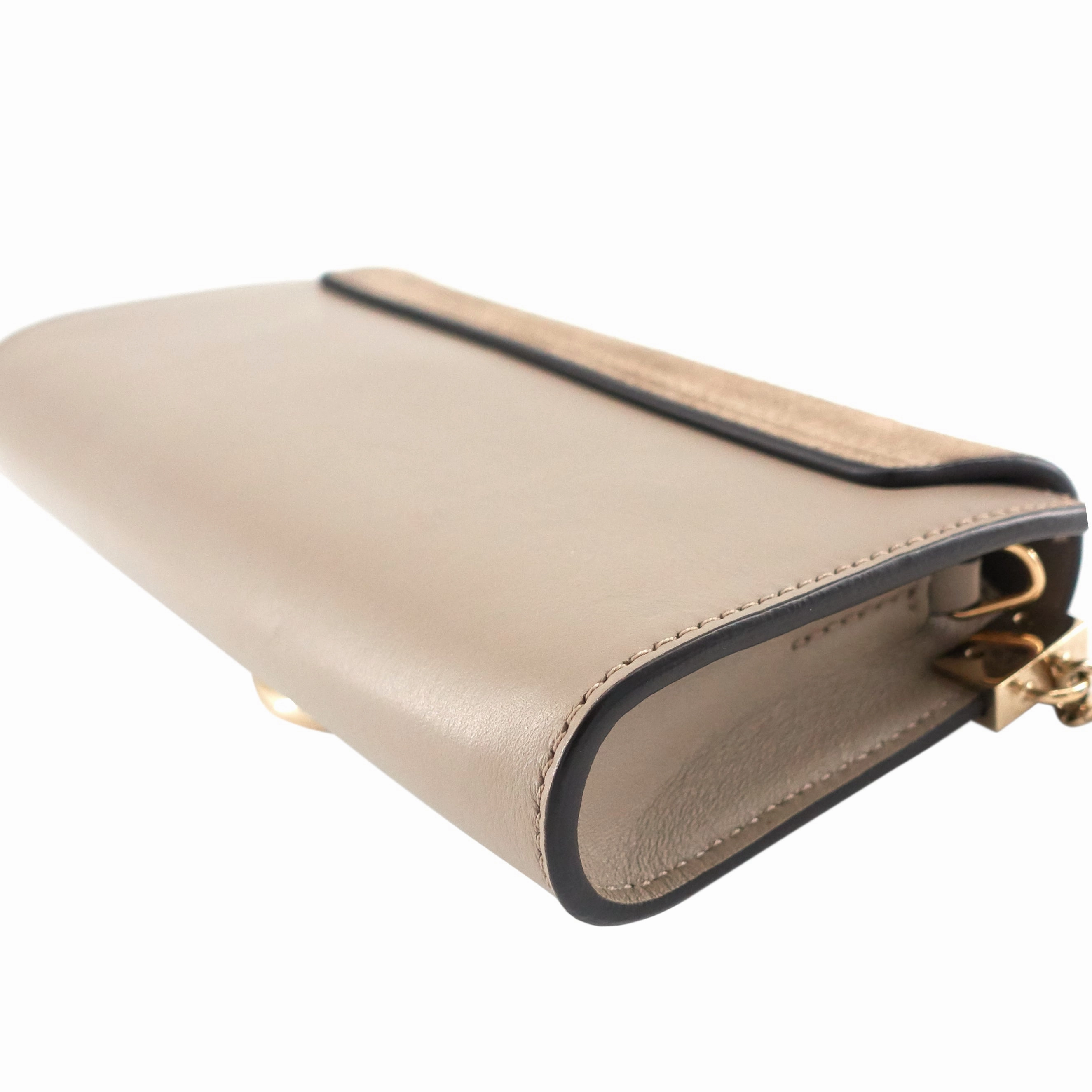 Faye Mini Leather and Suede Bag