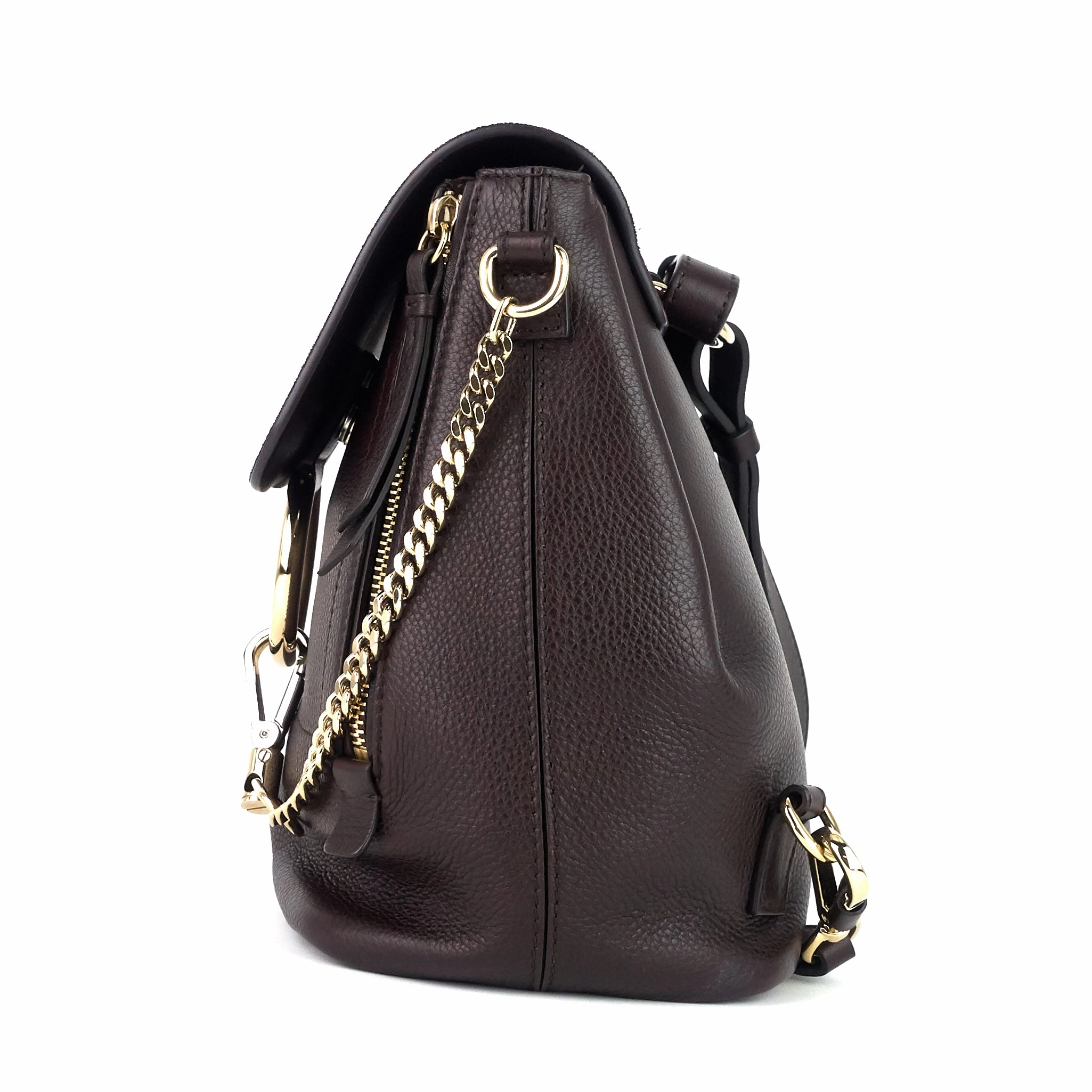 Faye Small Calf and Suede Backpack