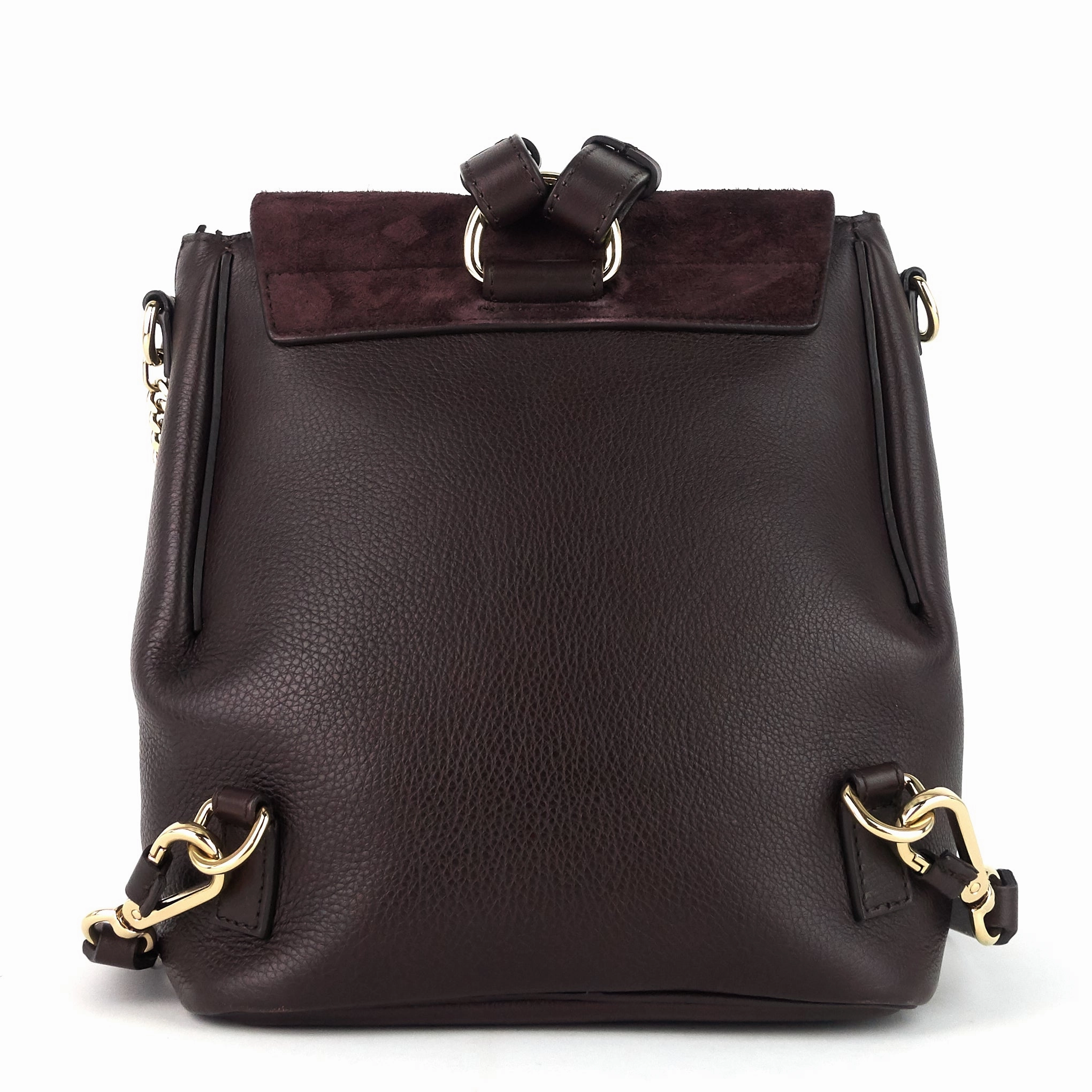 Faye Small Calf and Suede Backpack