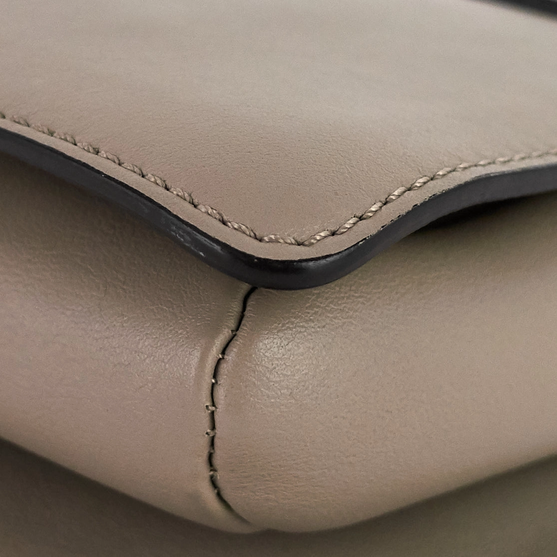 Faye Small Calfskin and Suede Shoulder Bag