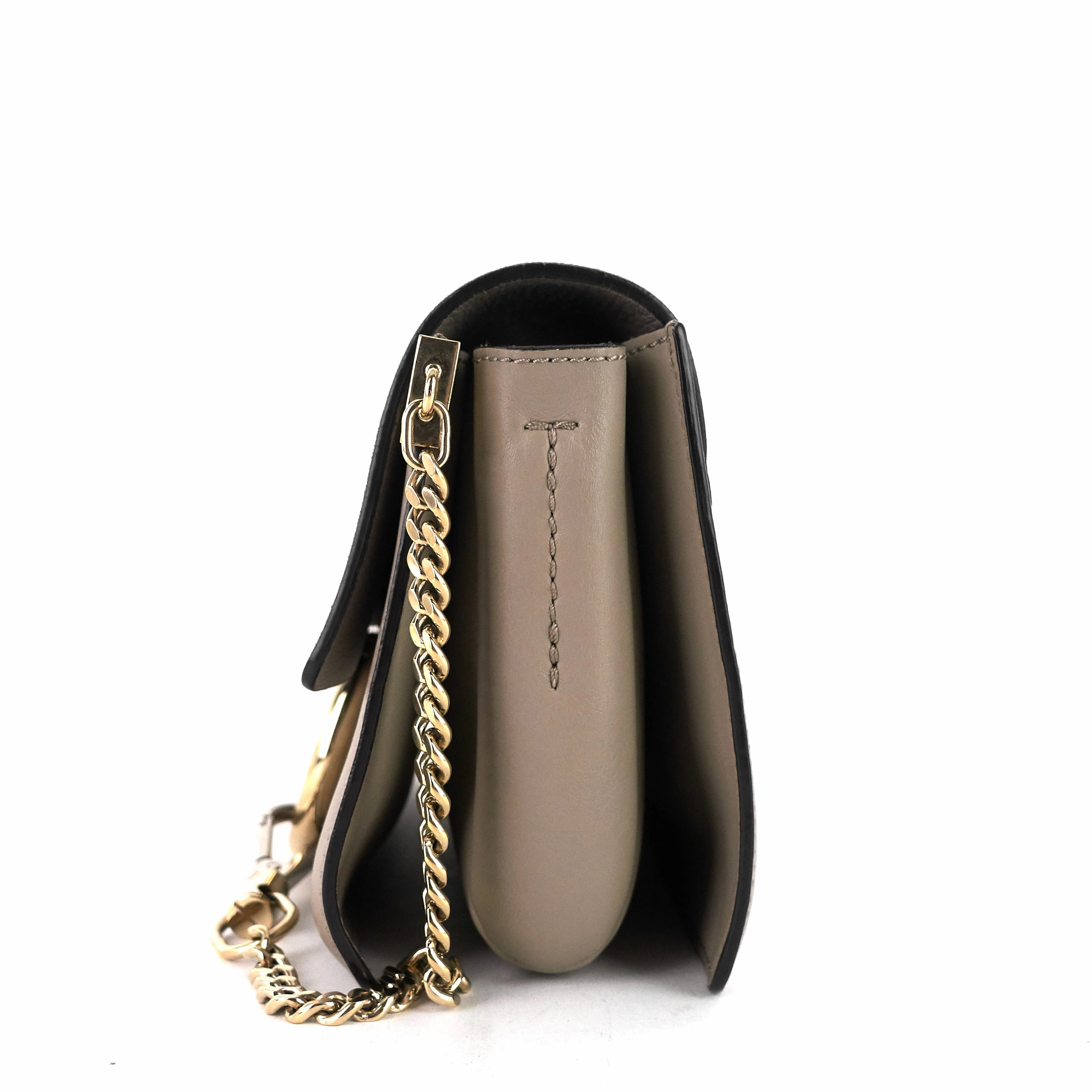Faye Small Calfskin and Suede Shoulder Bag