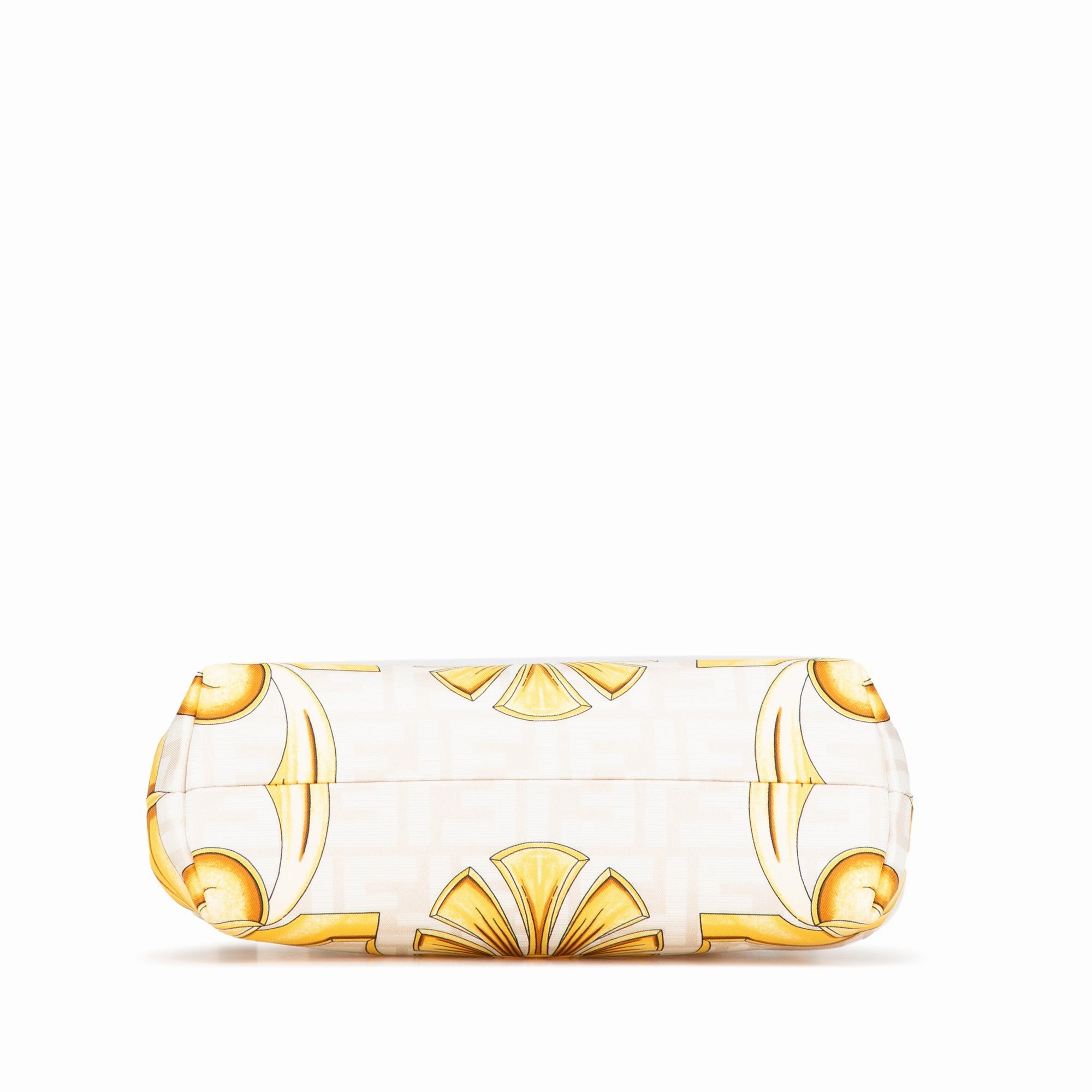 Fendace Fendi First Coated Canvas FF Baroque Print Crossbody