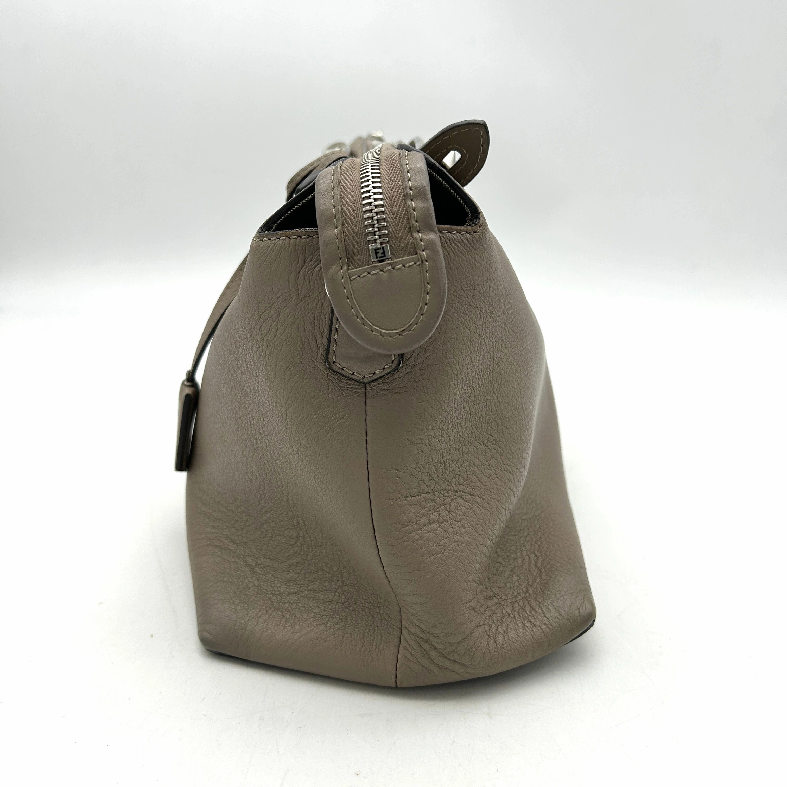 Fendi Brown Leather Shoulder Bag LA19162