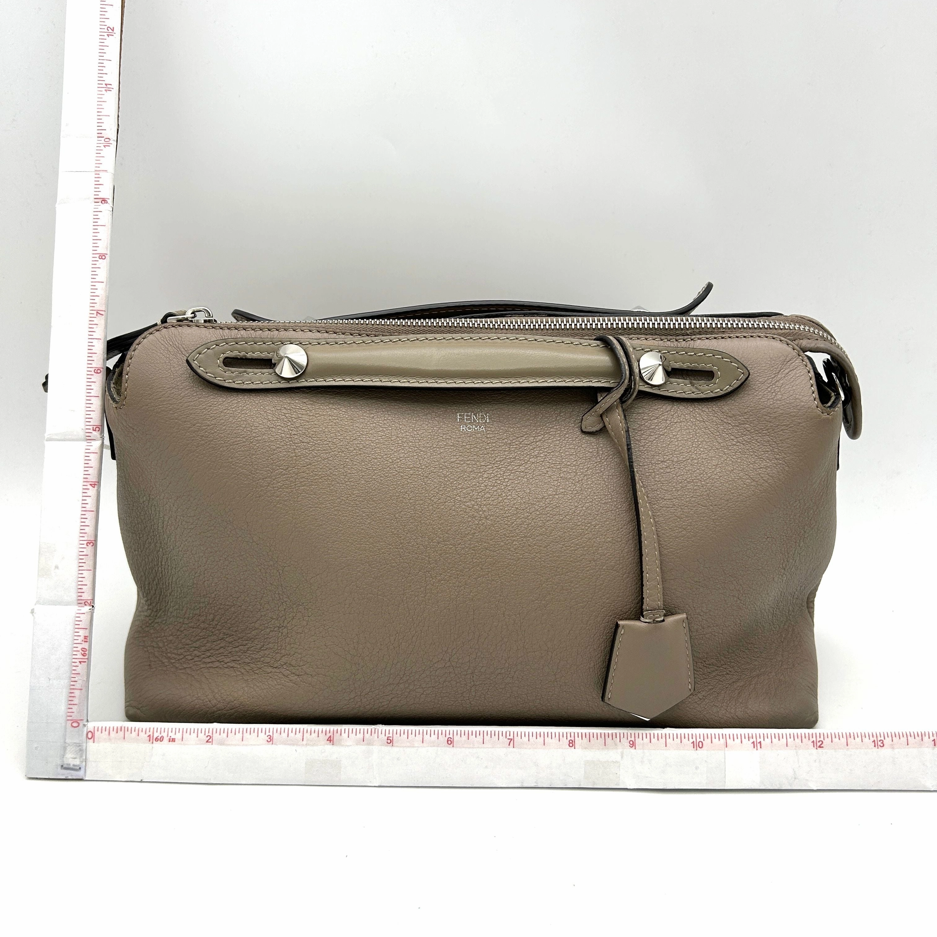 Fendi Brown Leather Shoulder Bag LA19162