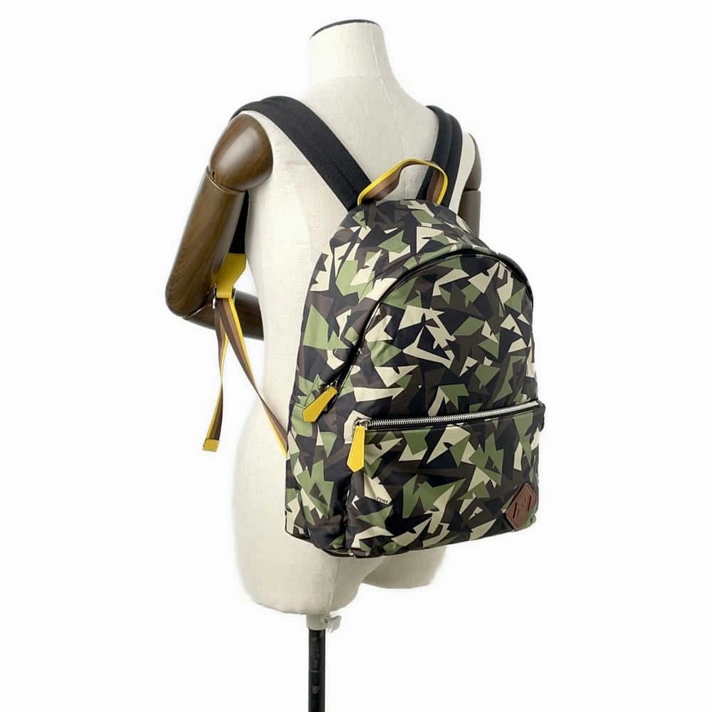 FENDI Bugs Backpack Camouflage Green7VZ042 Nylon
