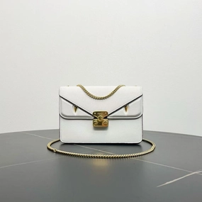 Fendi Kan U White Shoulder Bag