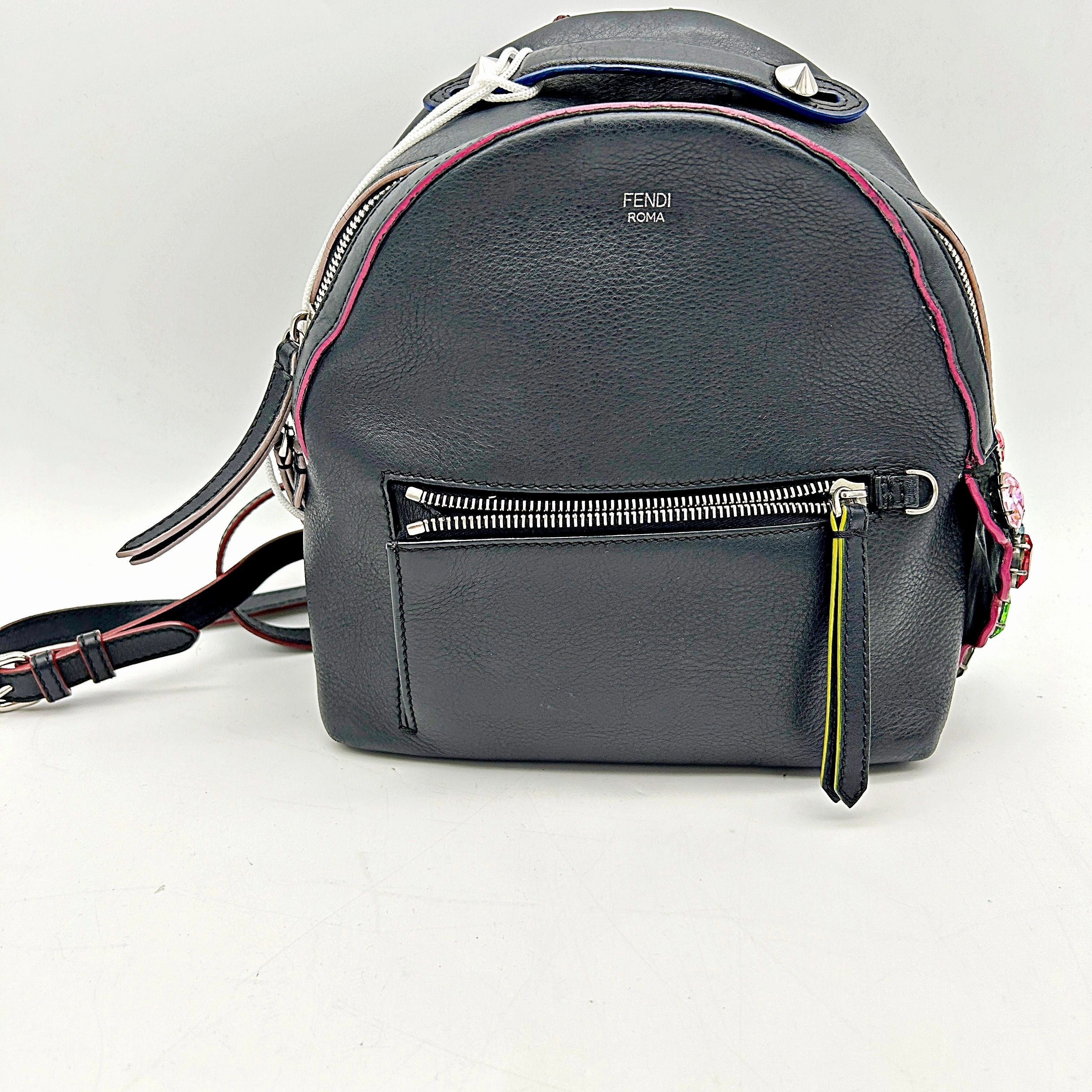 Fendi Monsters Backpack - Black Backpacks, Handbags LA13676