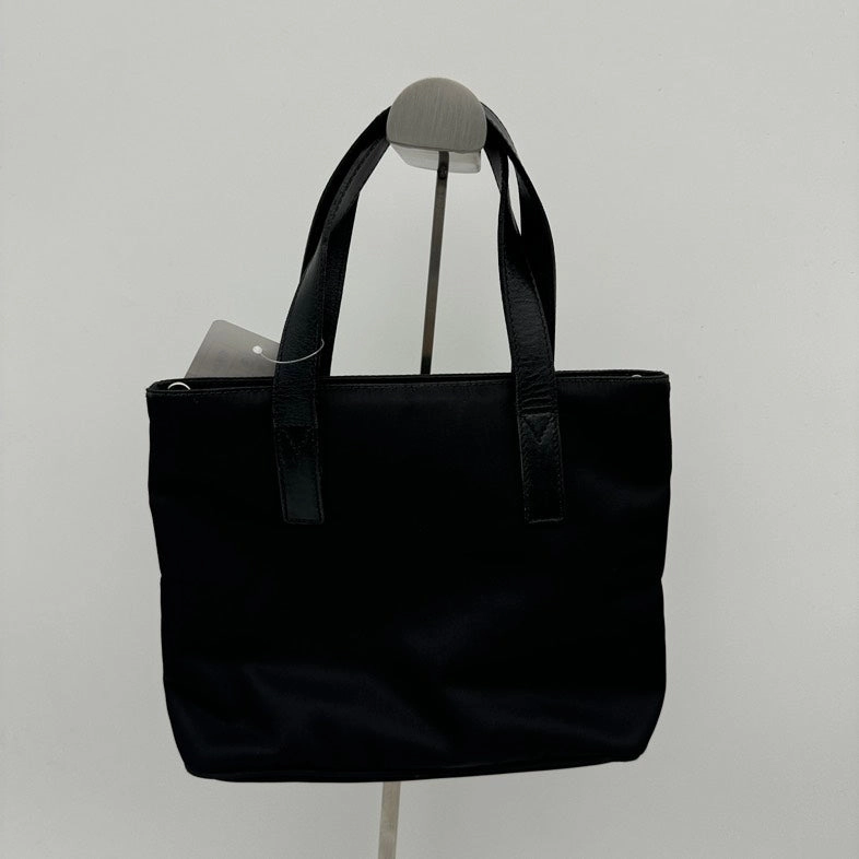 Fendi Nylon Black Shoulder Bag Handbag Medium Size