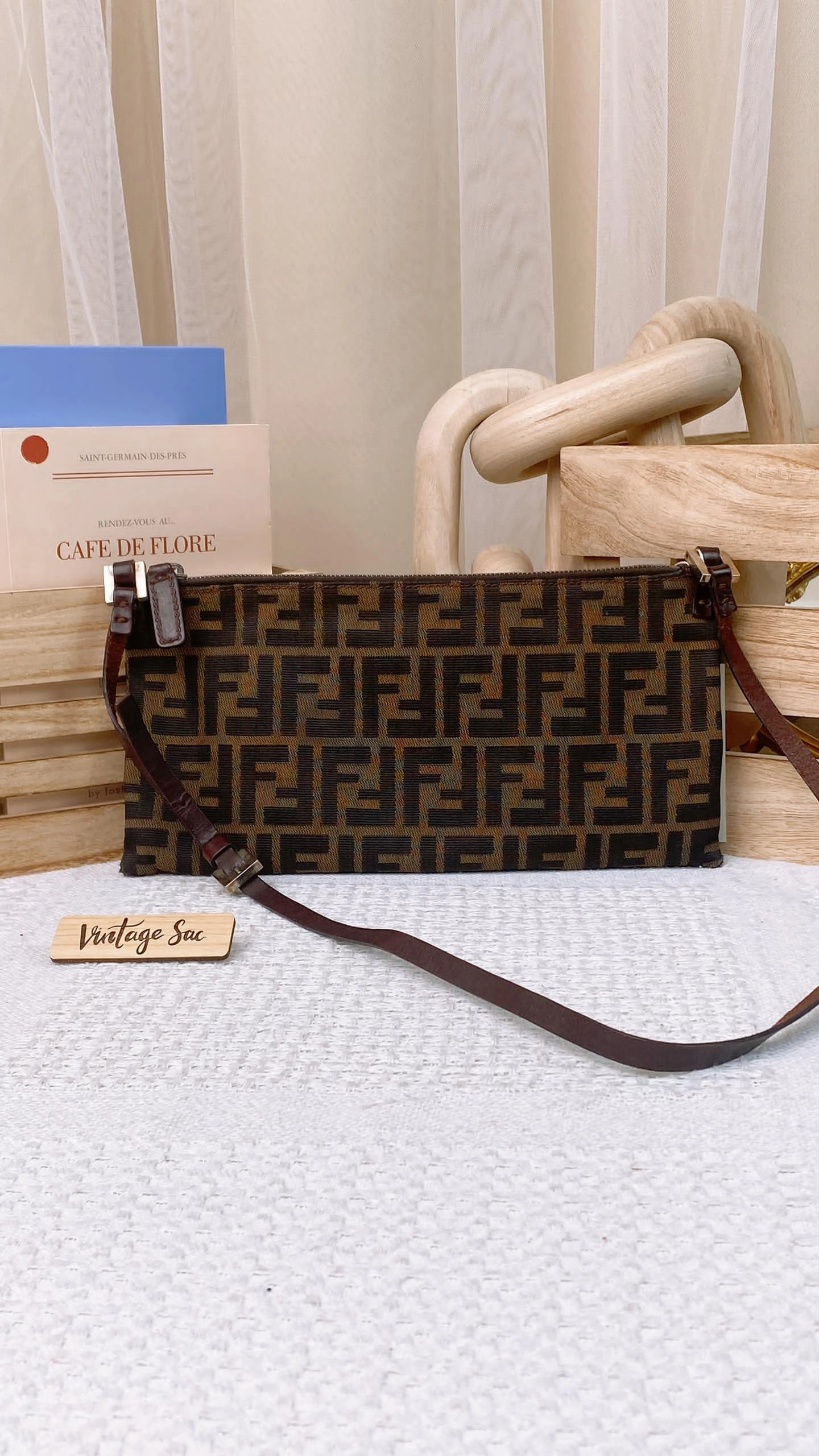 Fendi Zucca Shoulder Bag