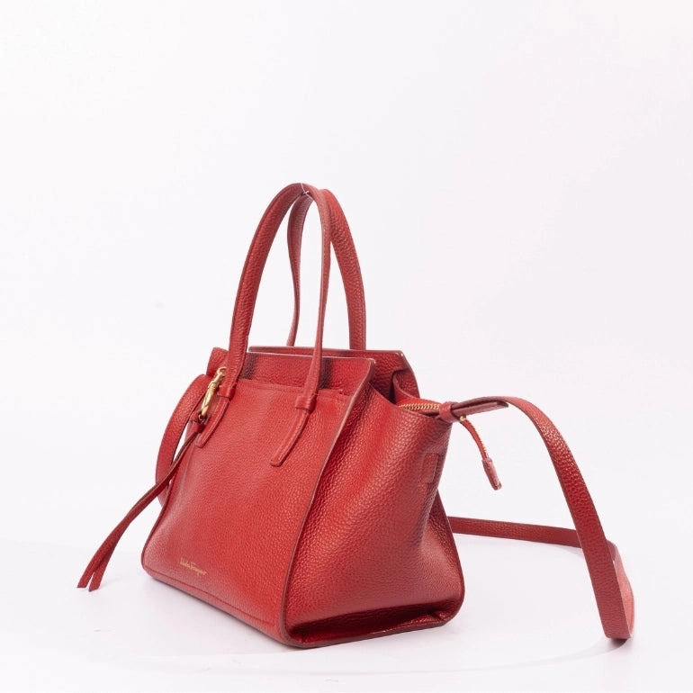 Ferragamo Amy Double Handle Satchel