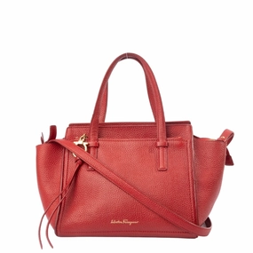 Ferragamo Amy Double Handle Satchel