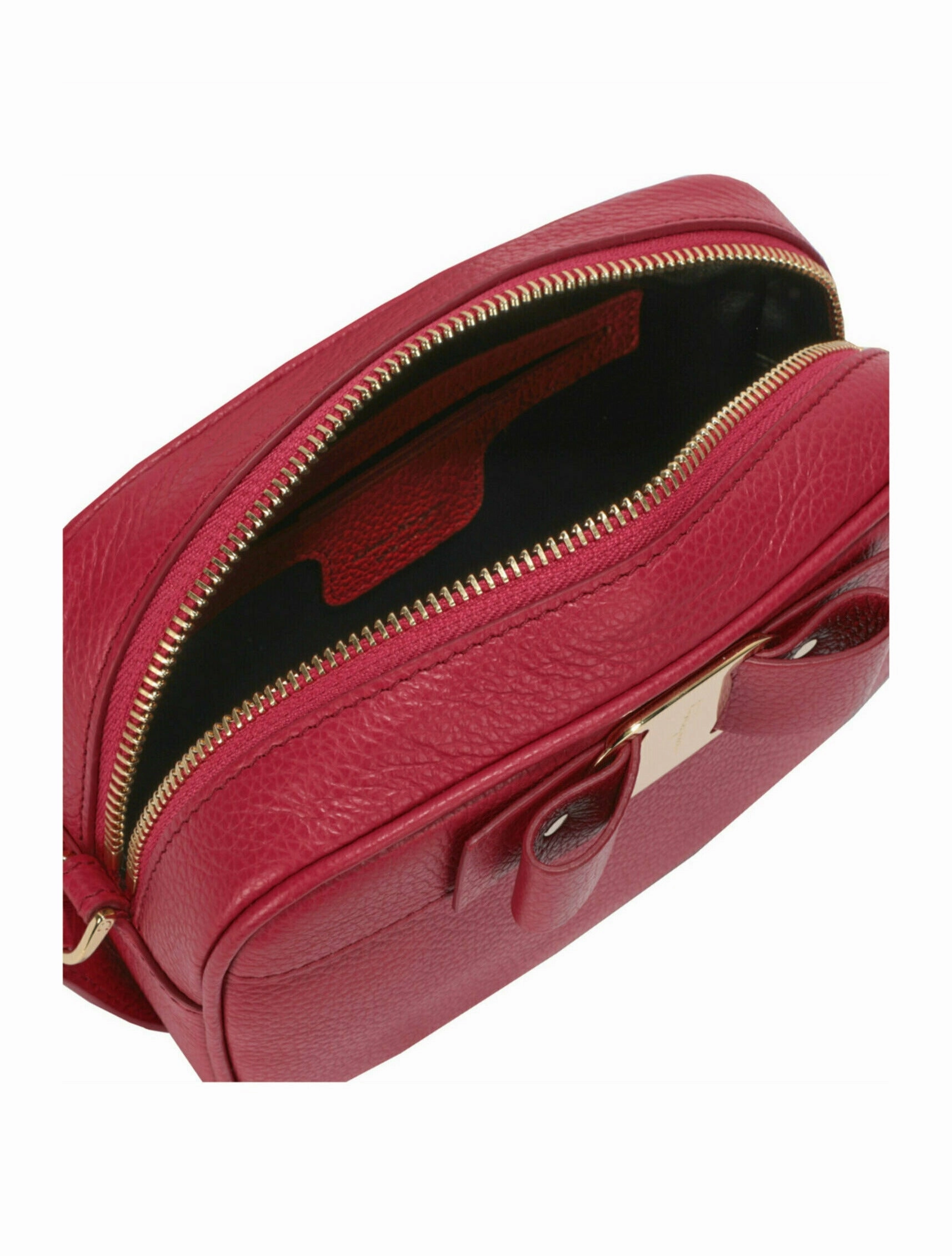 Ferragamo Vara Bow Camera Crossbody Bag Womens 21H498-772325