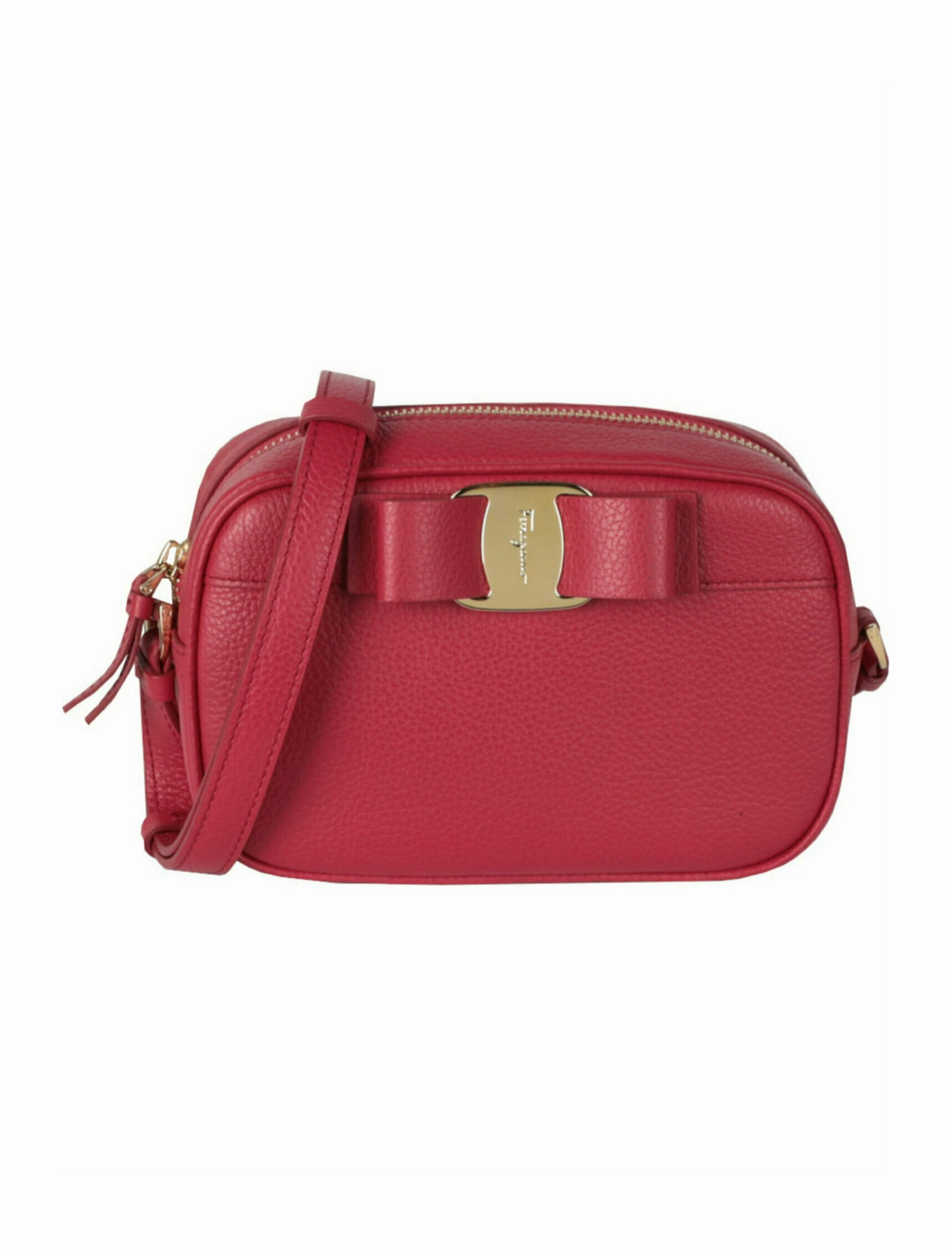 Ferragamo Vara Bow Camera Crossbody Bag Womens 21H498-772325