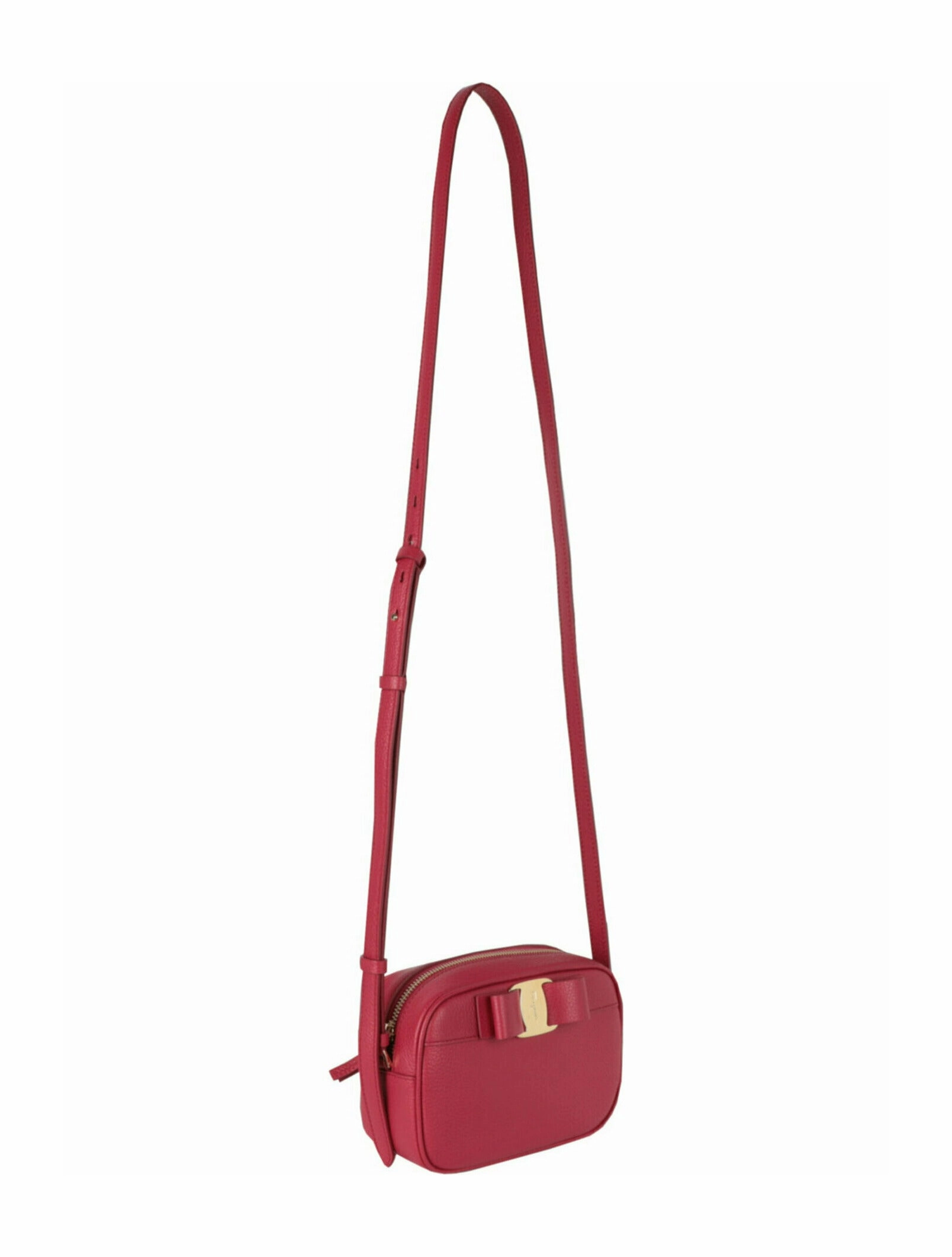 Ferragamo Vara Bow Camera Crossbody Bag Womens 21H498-772325