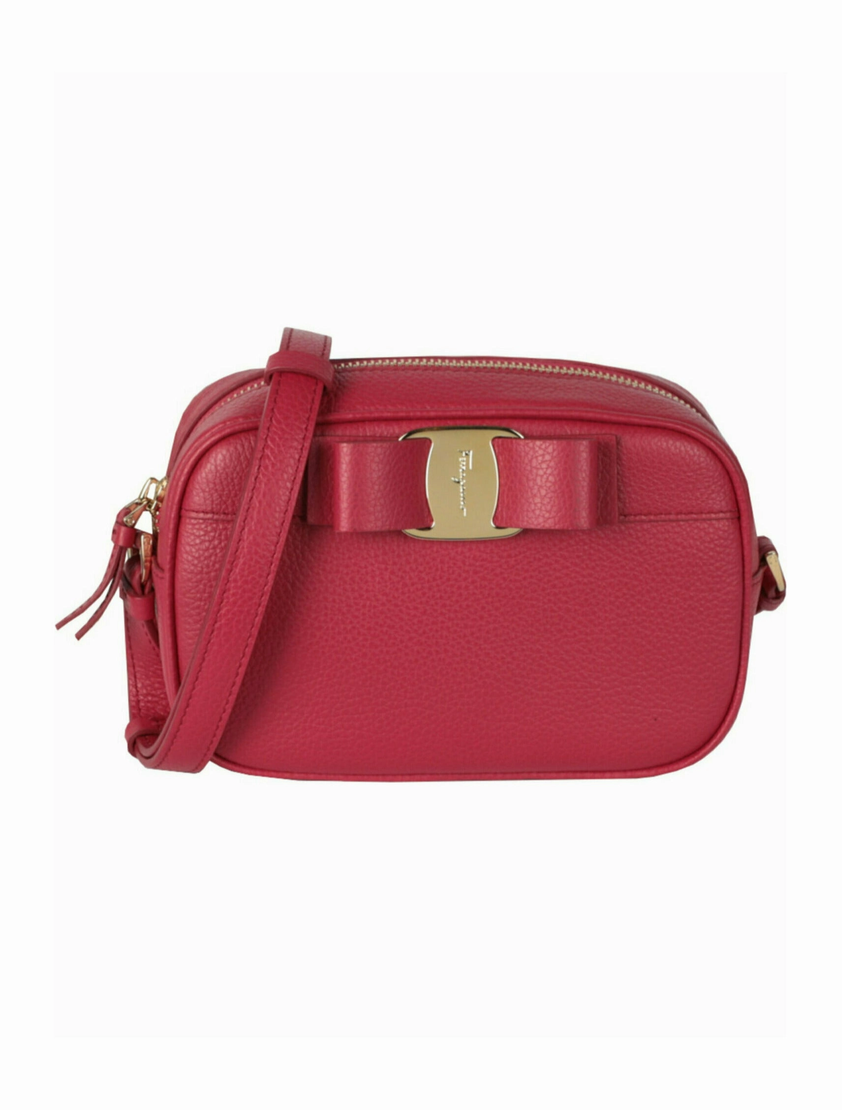 Ferragamo Vara Bow Camera Crossbody Bag Womens 21H498-772325