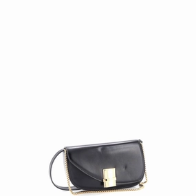 Fiamma Chain Crossbody Bag Leather XS