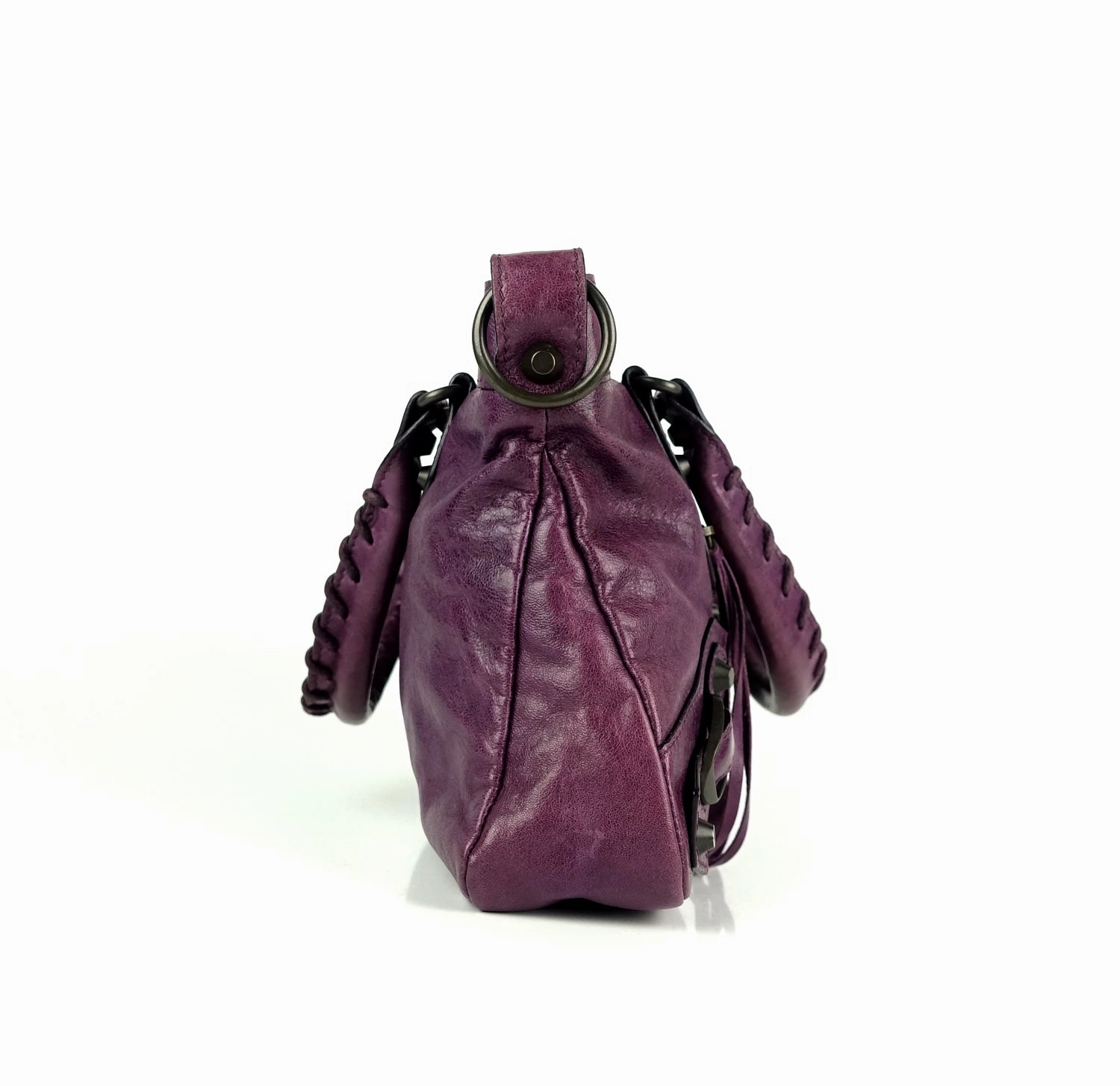First Classic Studs Agneau Leather City Bag