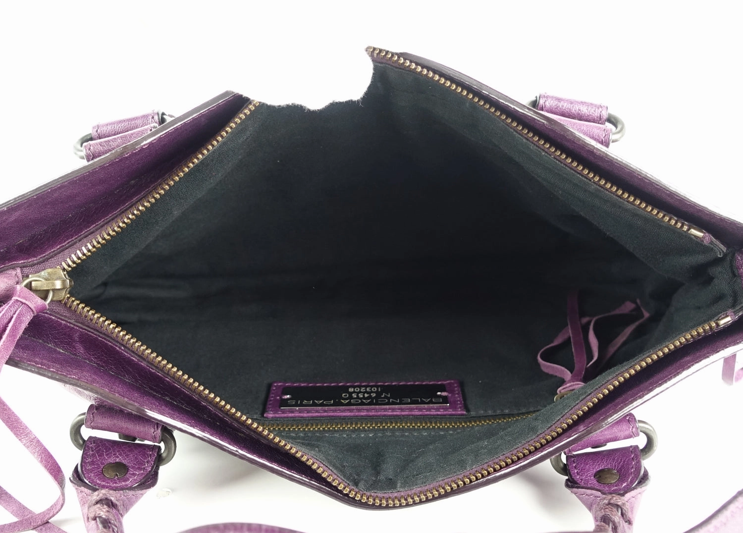 First Classic Studs Agneau Leather City Bag