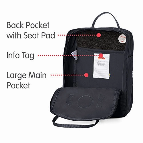 Fjallraven - Kanken Laptop 15" Backpack for Everyday, Graphite