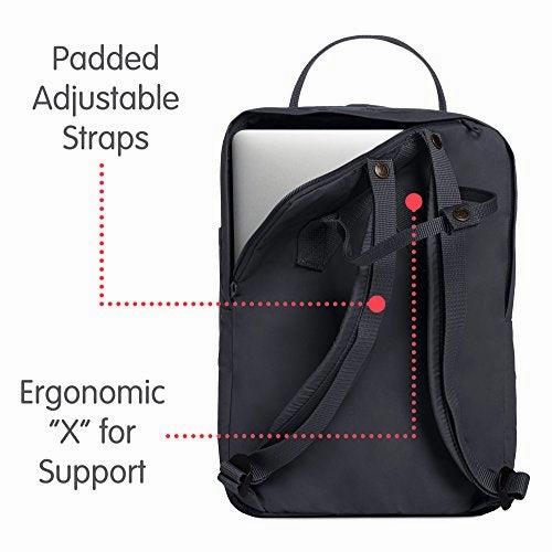 Fjallraven - Kanken Laptop 15" Backpack for Everyday, Graphite