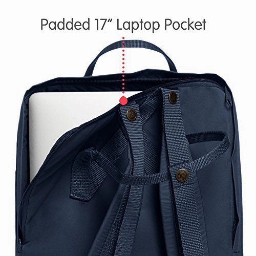 Fjallraven, Kanken Laptop 17" Backpack for Everyday, Royal Blue