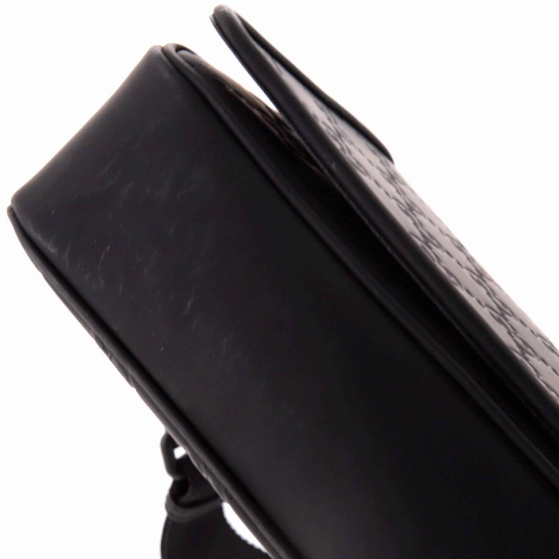Flap Crossbody Bag GG Rubber Effect Leather Medium