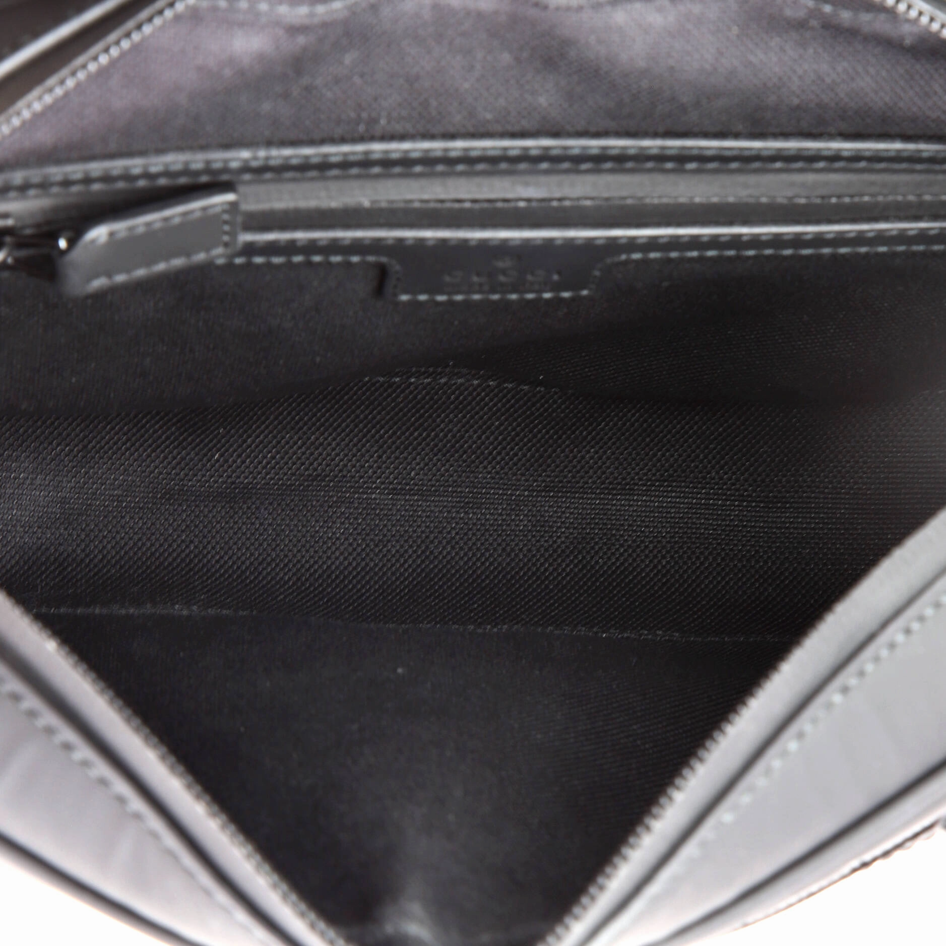 Flap Crossbody Bag GG Rubber Effect Leather Medium