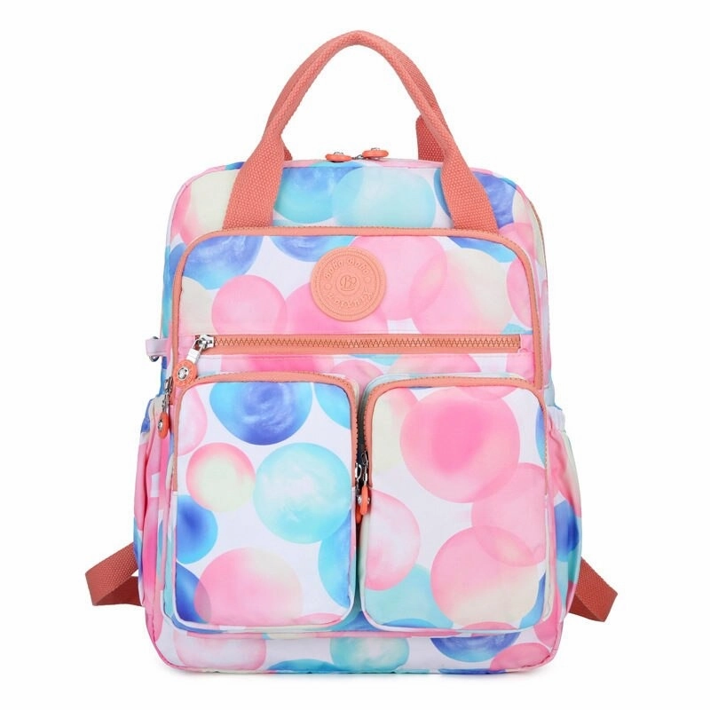 Floral Printing Women Waterproof Large Capacity Backpack