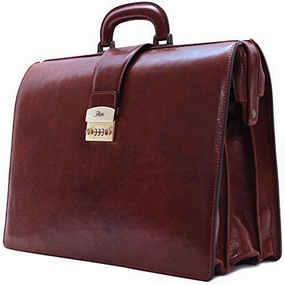 Floto Ciabatta Combo Full Grain Leather Briefcase Attache