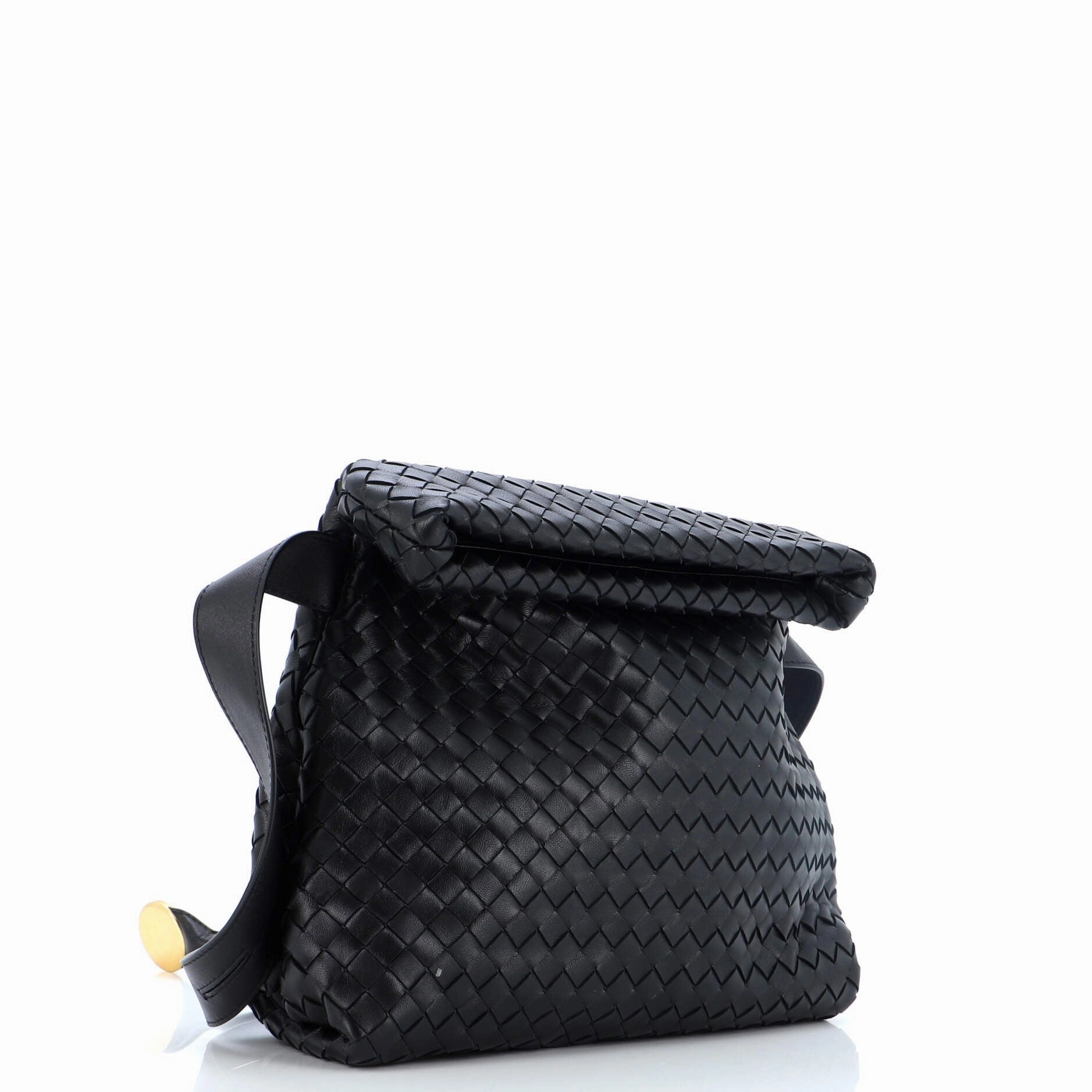 Fold Crossbody Bag Intrecciato Nappa Small