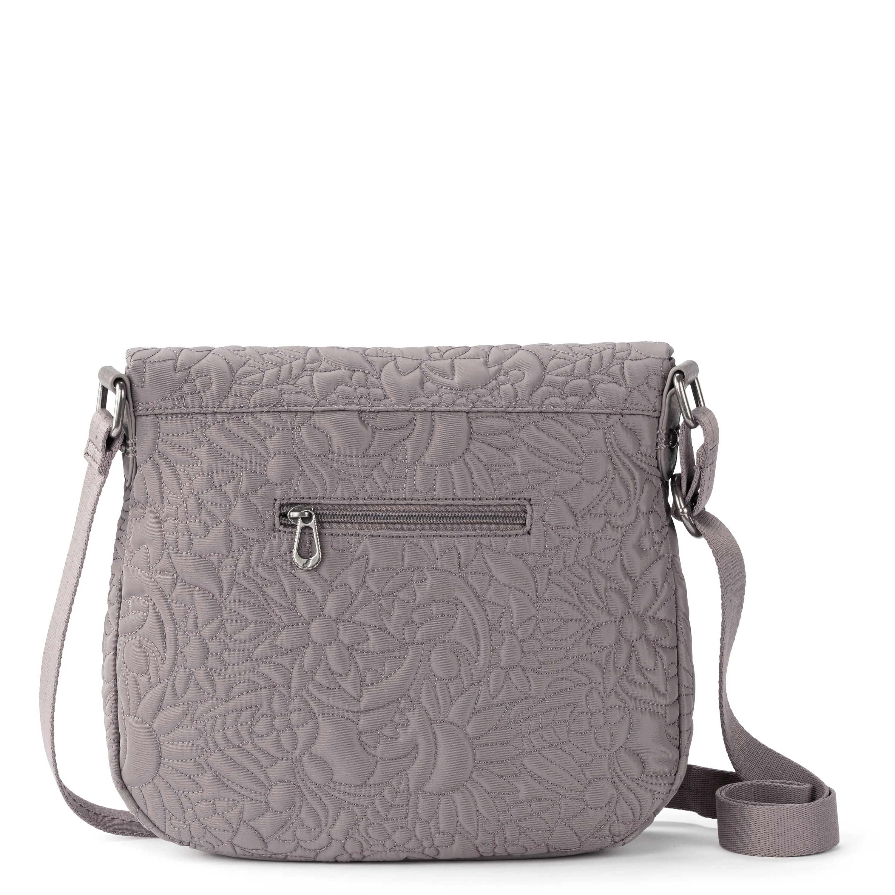 Foldover Crossbody - EcoTwill - Mushroom Spirit Desert Quilted