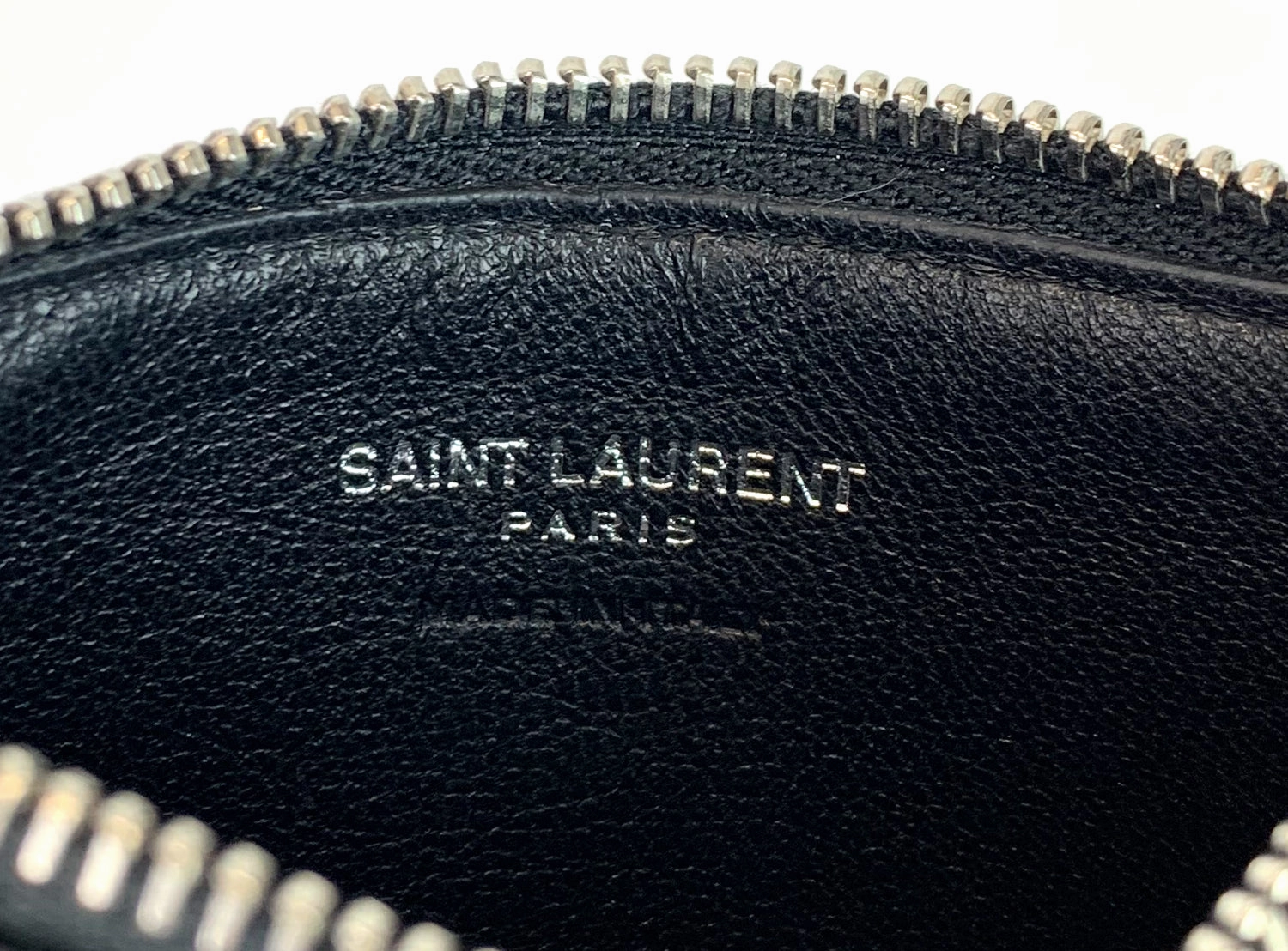 Fragments Calf Leather Zip Pouch