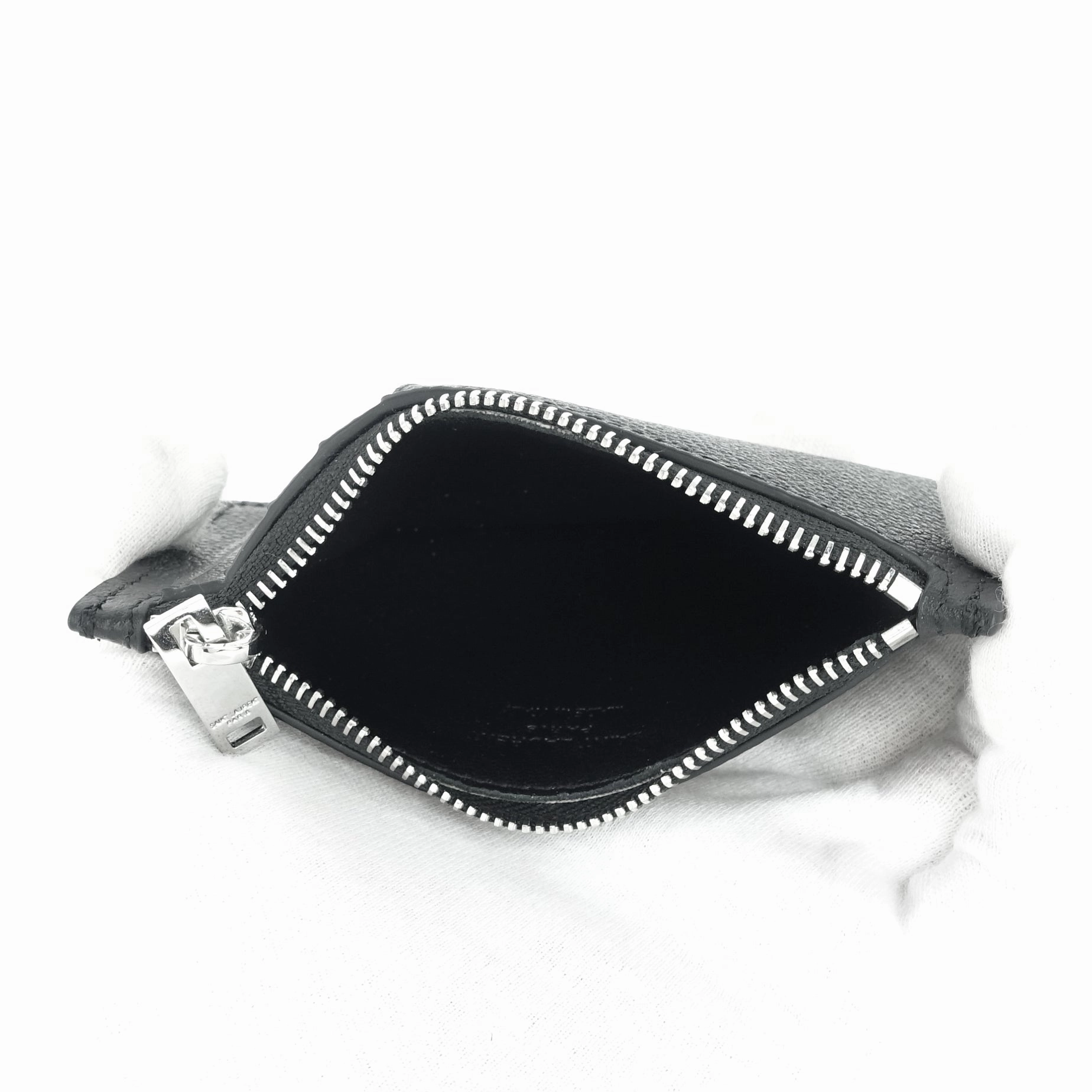 Fragments Zipped Grained Calf Leather Card Case