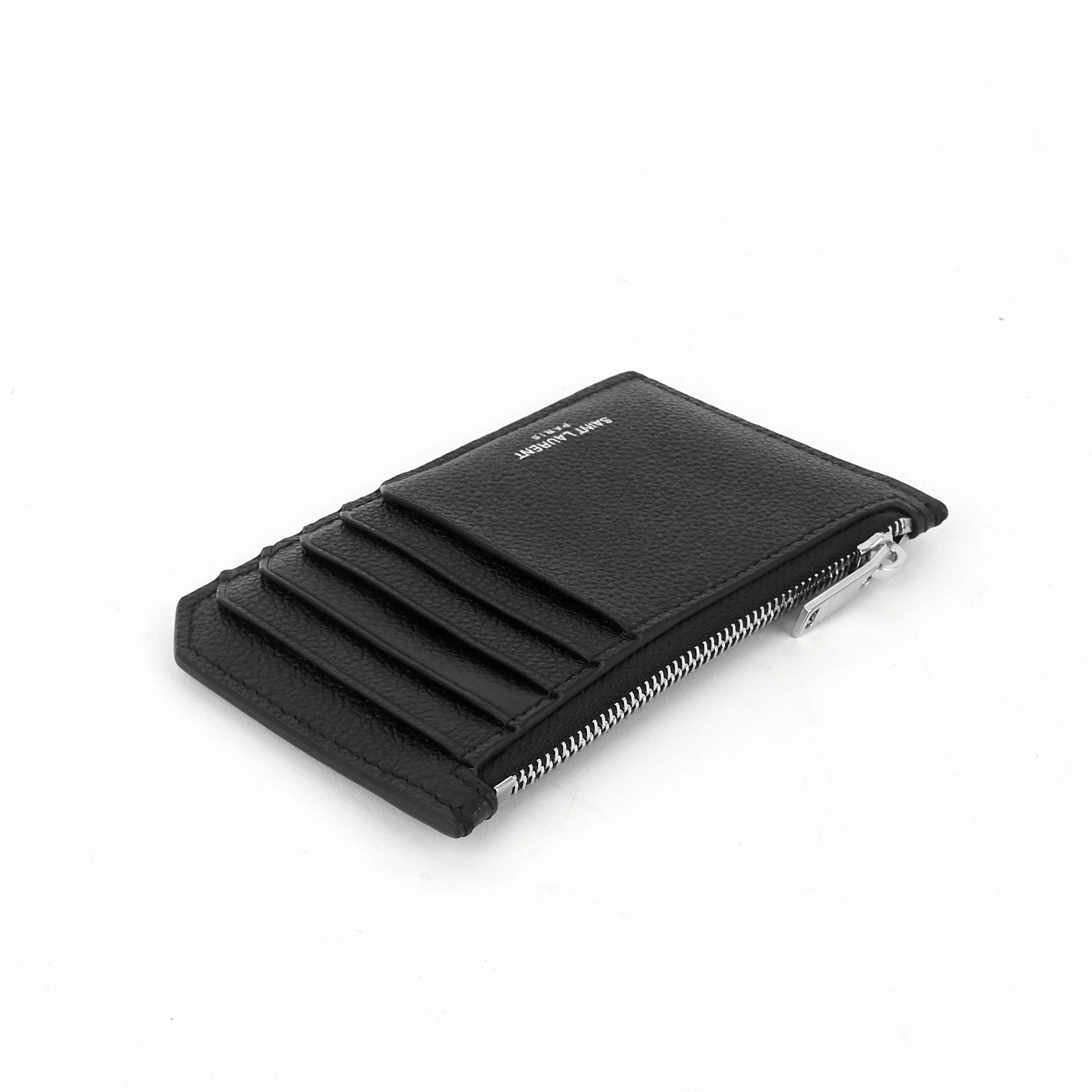 Fragments Zipped Grained Calf Leather Card Case