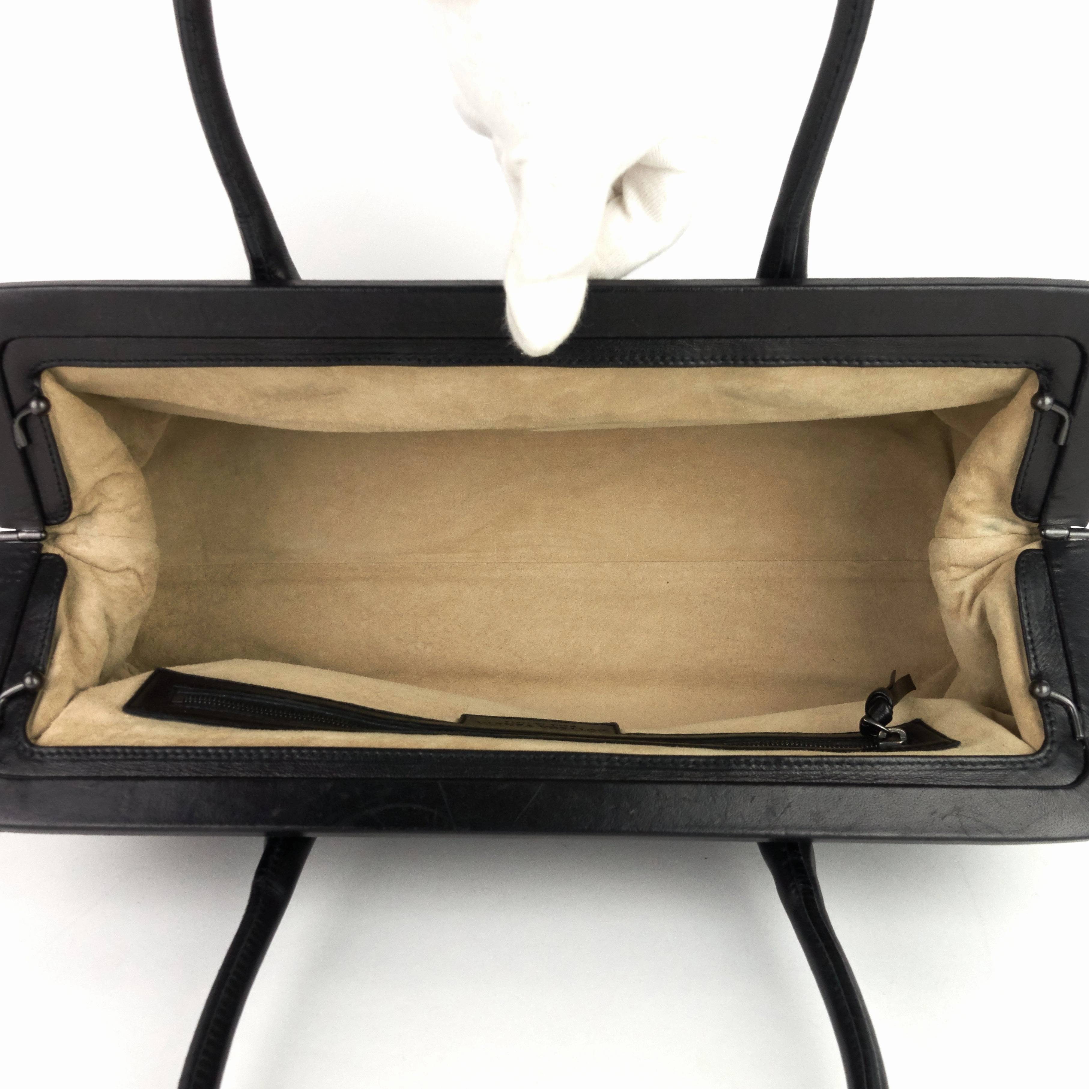 Frame Intrecciato Nappa Leather Bag