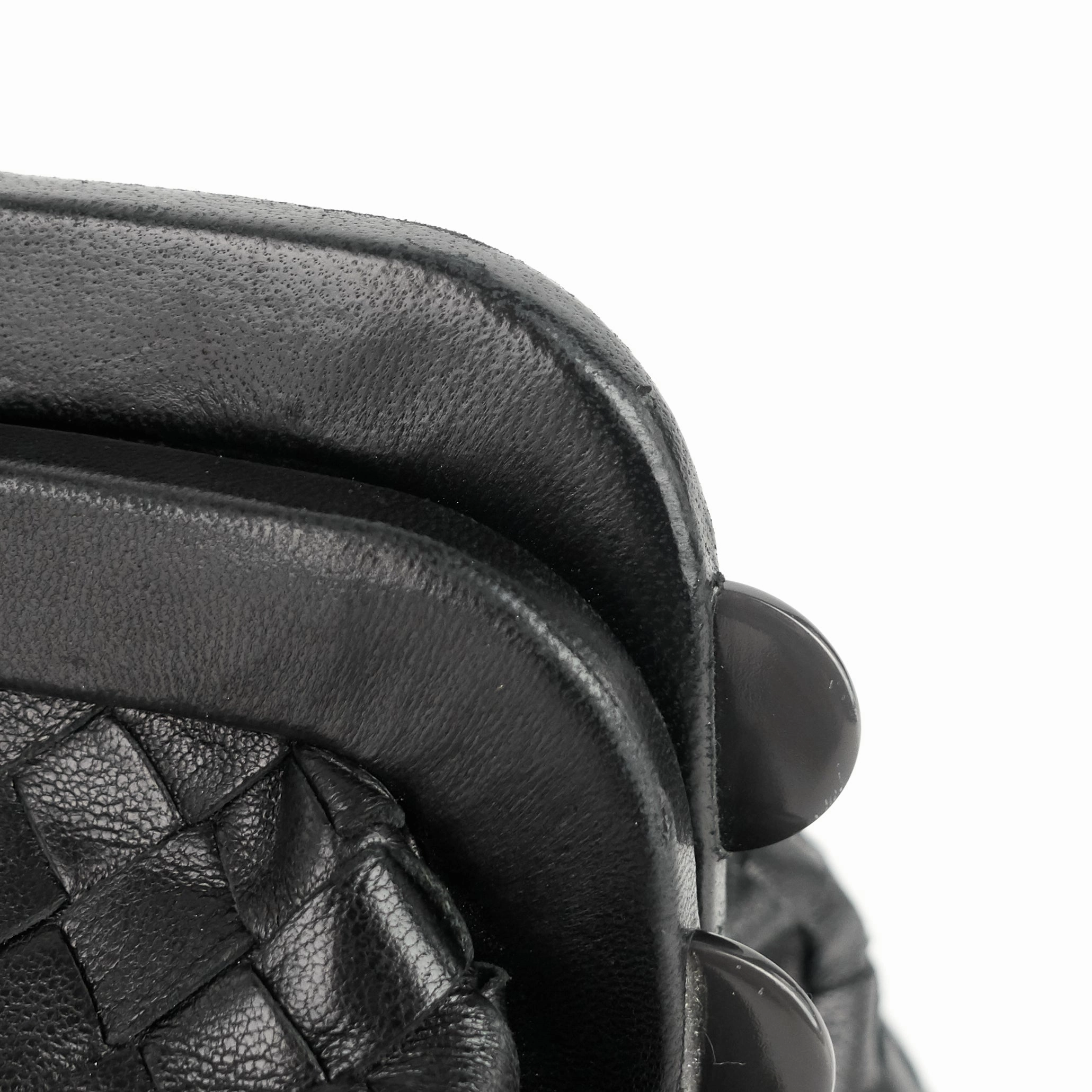 Frame Intrecciato Nappa Leather Bag