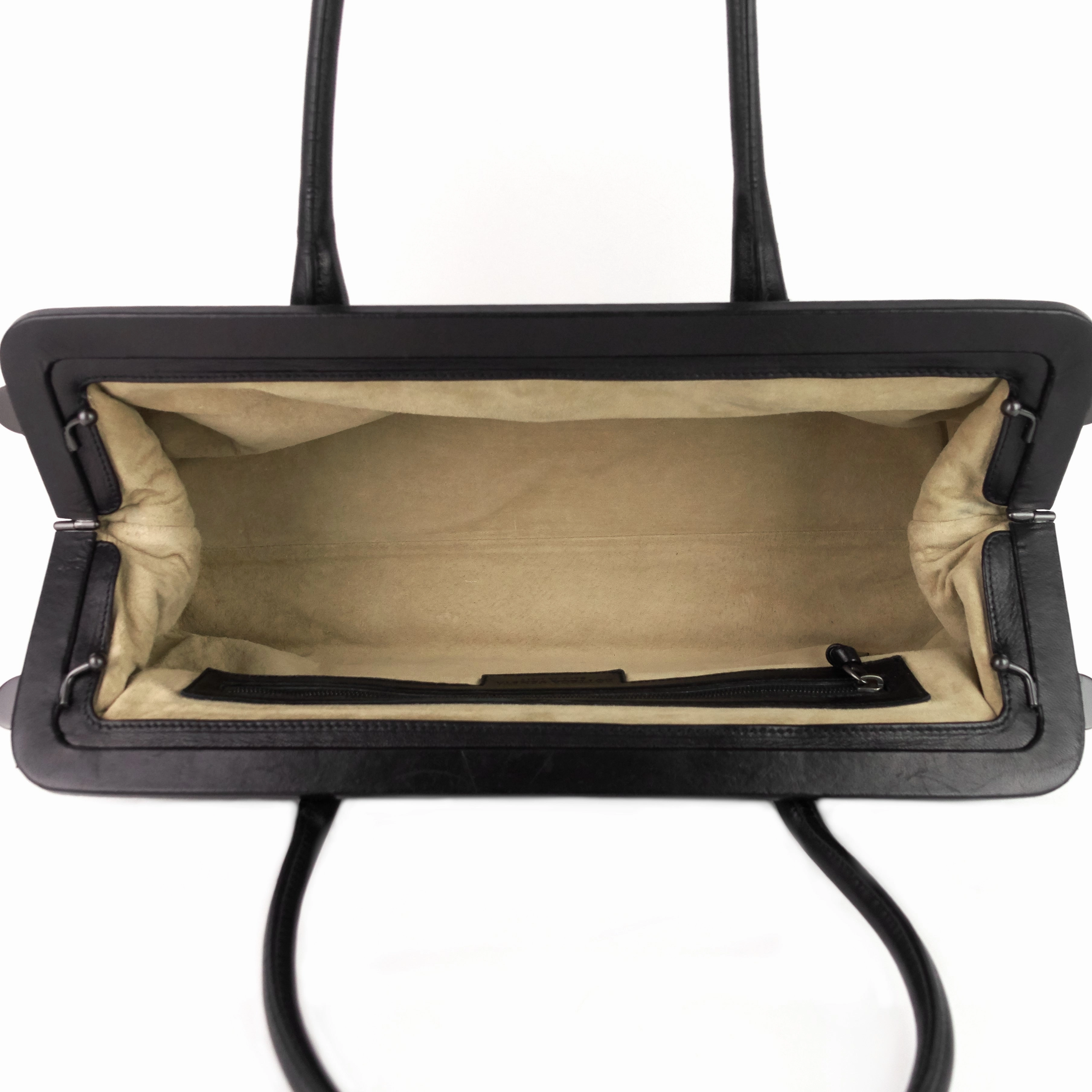 Frame Intrecciato Nappa Leather Bag
