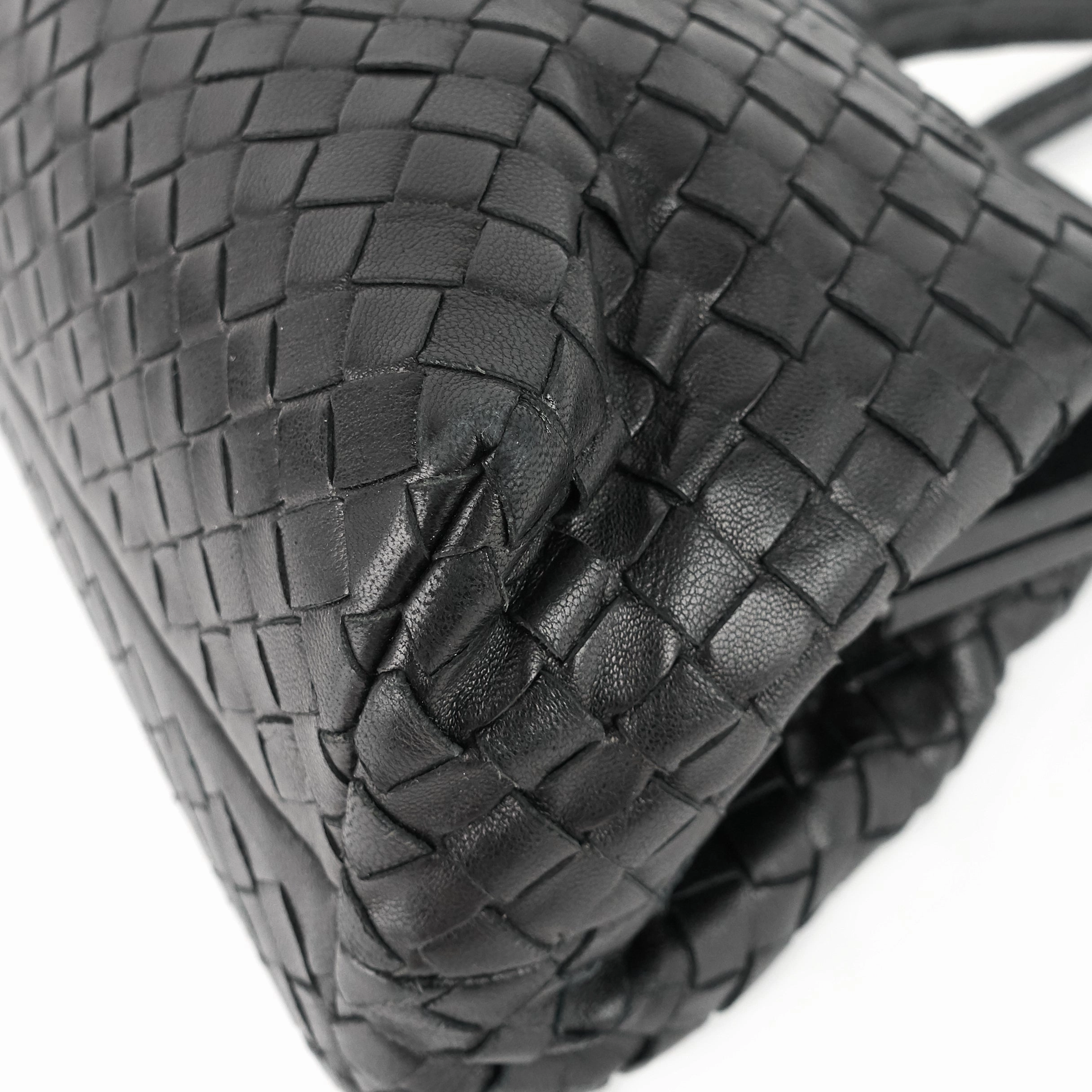 Frame Intrecciato Nappa Leather Bag