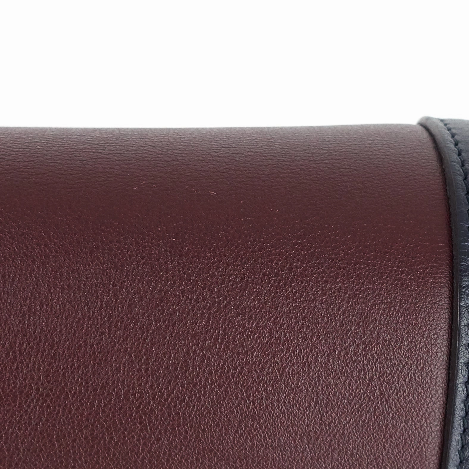 Frame Two-Tone Calfskin Shoulder Bag