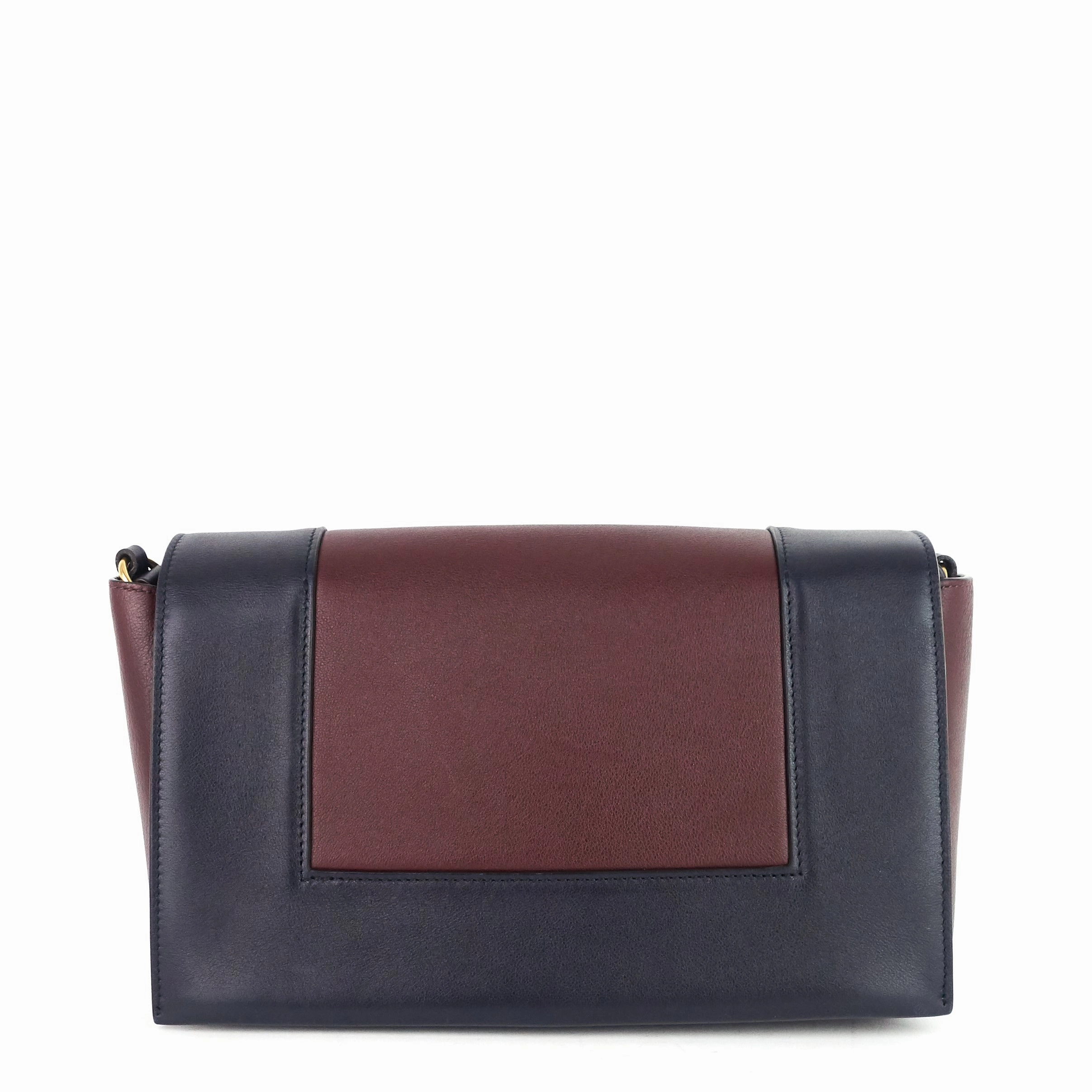 Frame Two-Tone Calfskin Shoulder Bag