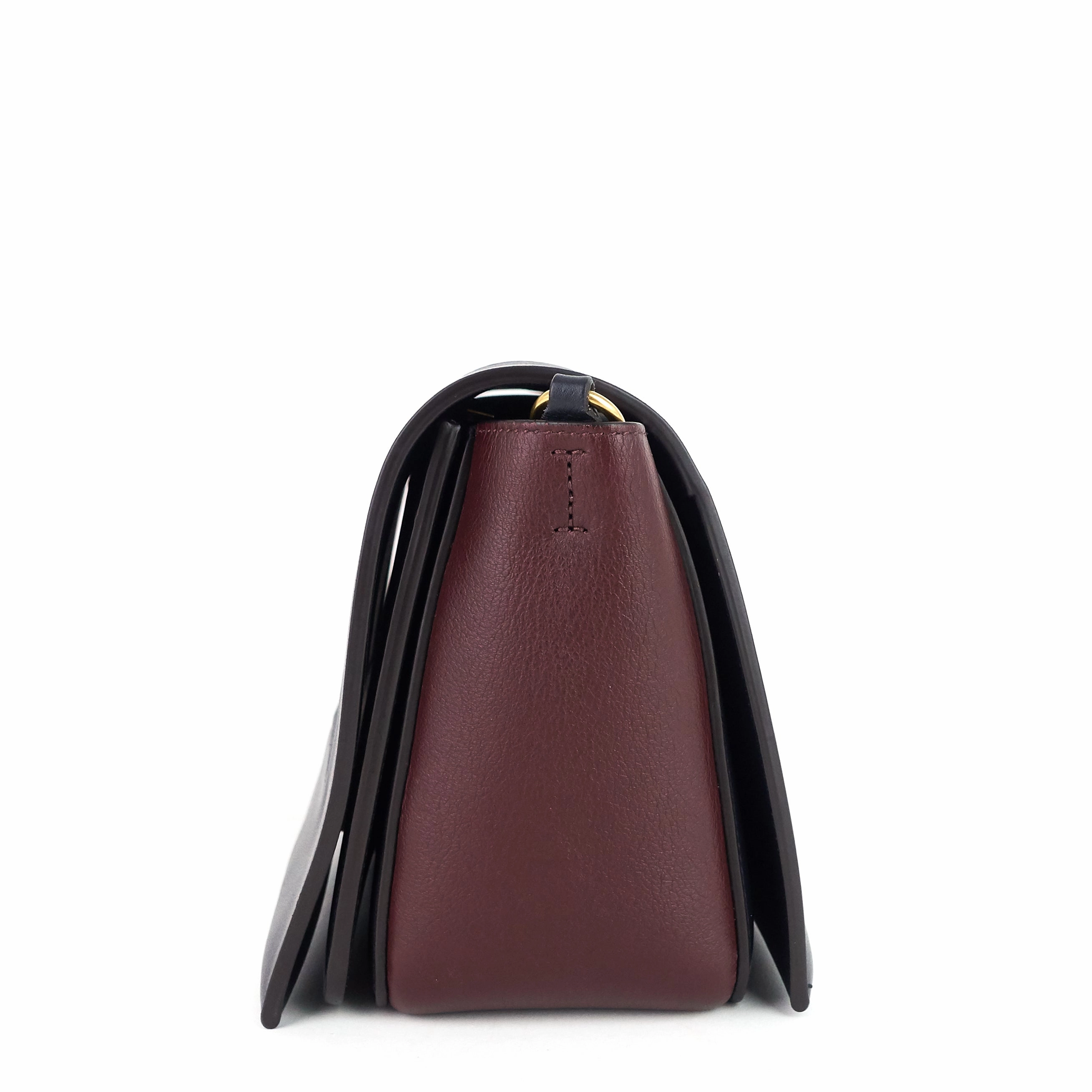 Frame Two-Tone Calfskin Shoulder Bag